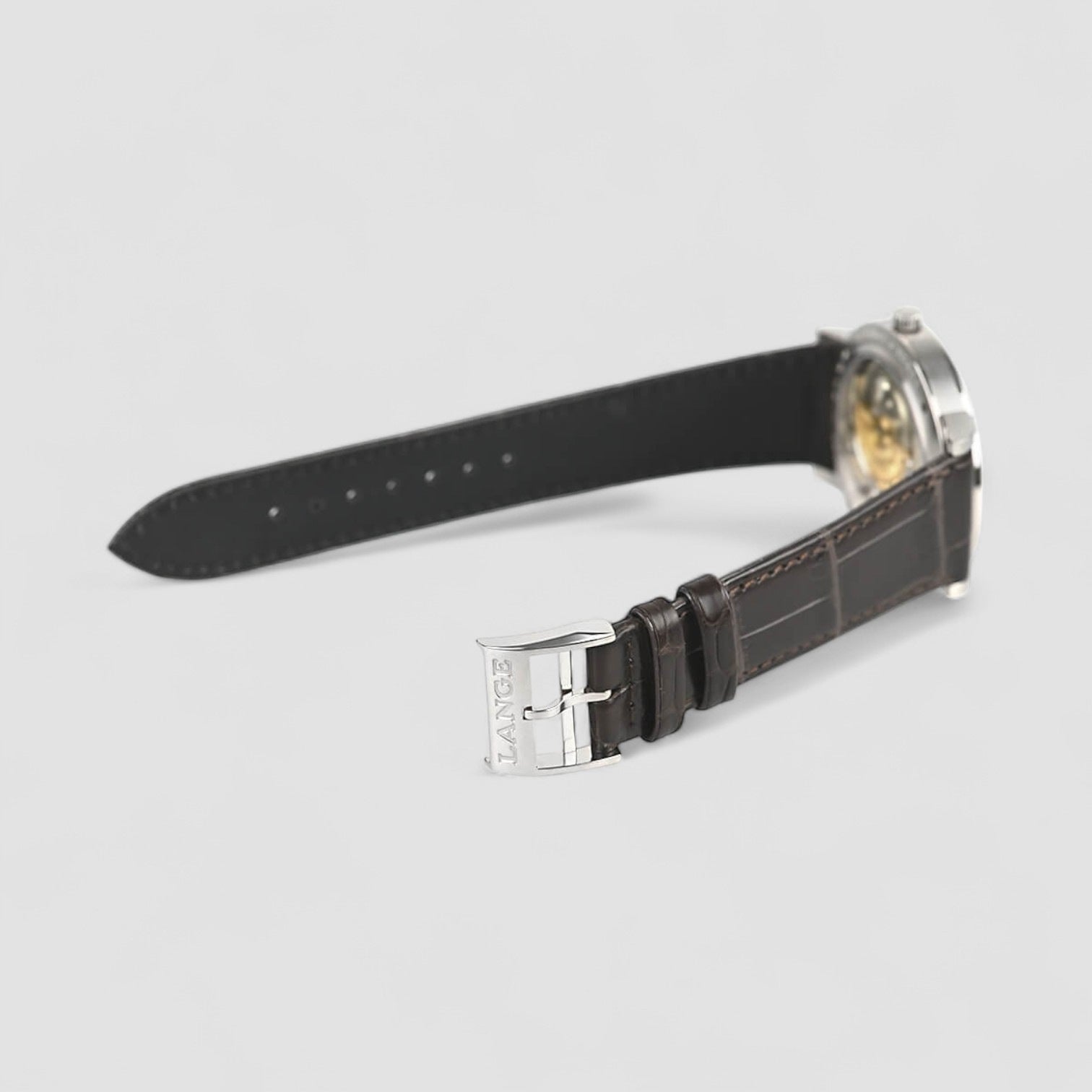 Grand Saxonia Automatik 18K White Gold / Black Dial