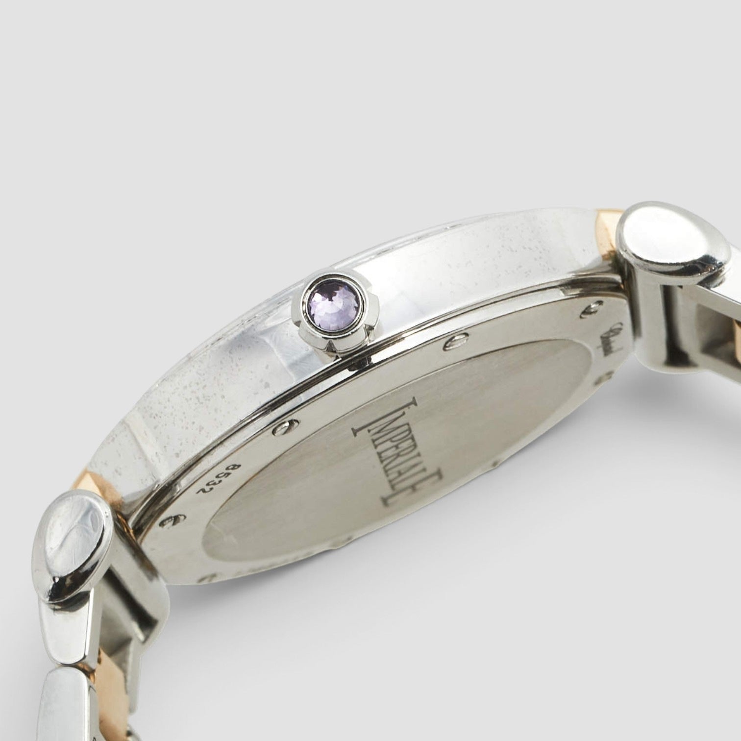 Imperiale 36mm Gold & Steel Diamond Mother-of-Pearl Dial