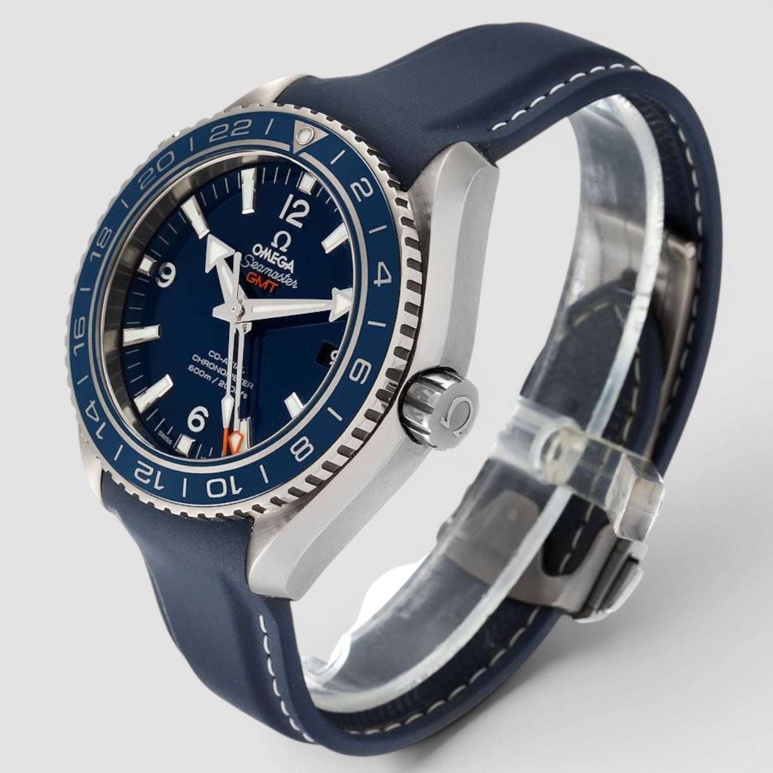 Seamaster Planet Ocean GMT 43.5mm Titanium Blue Dial