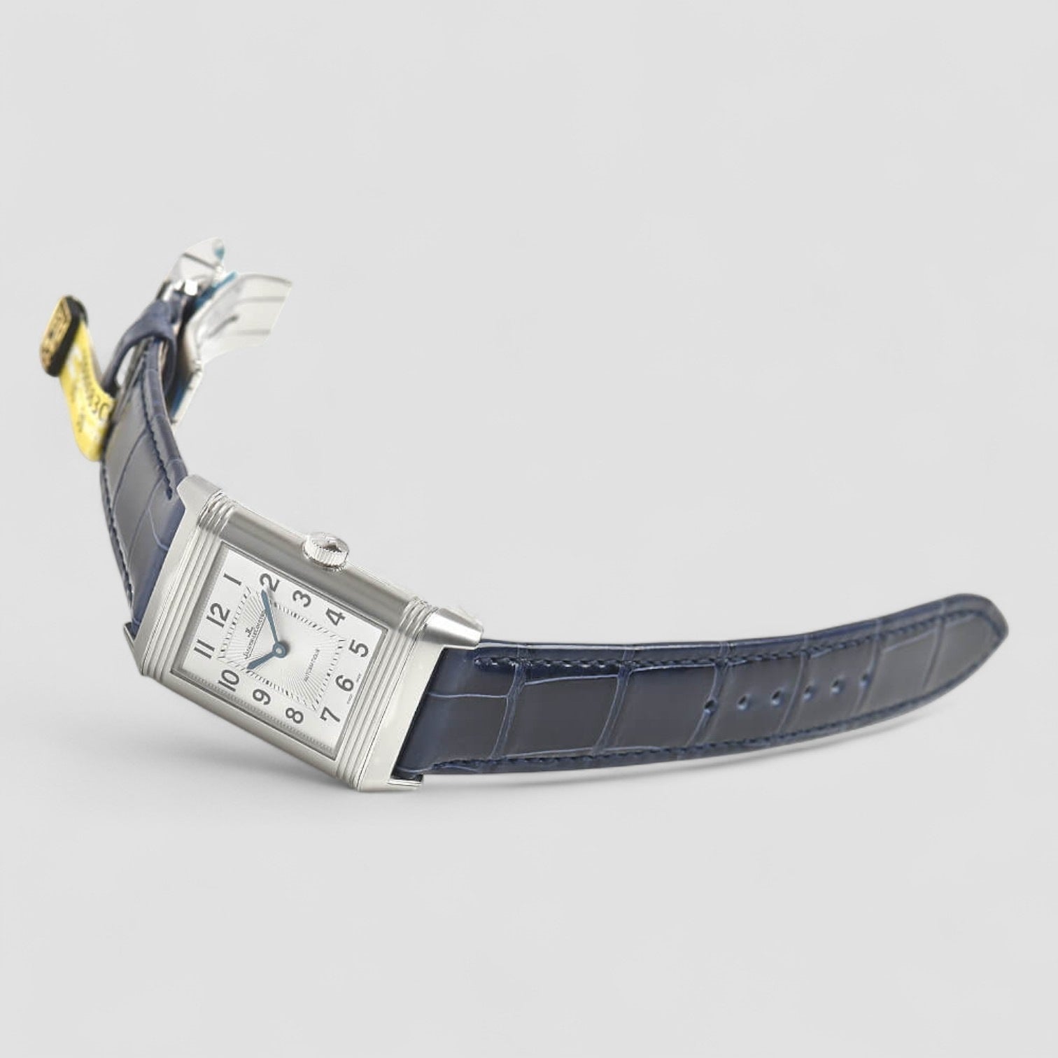 Reverso Automatic Black & Silver Dial Stainless Steel Ladies Watch
