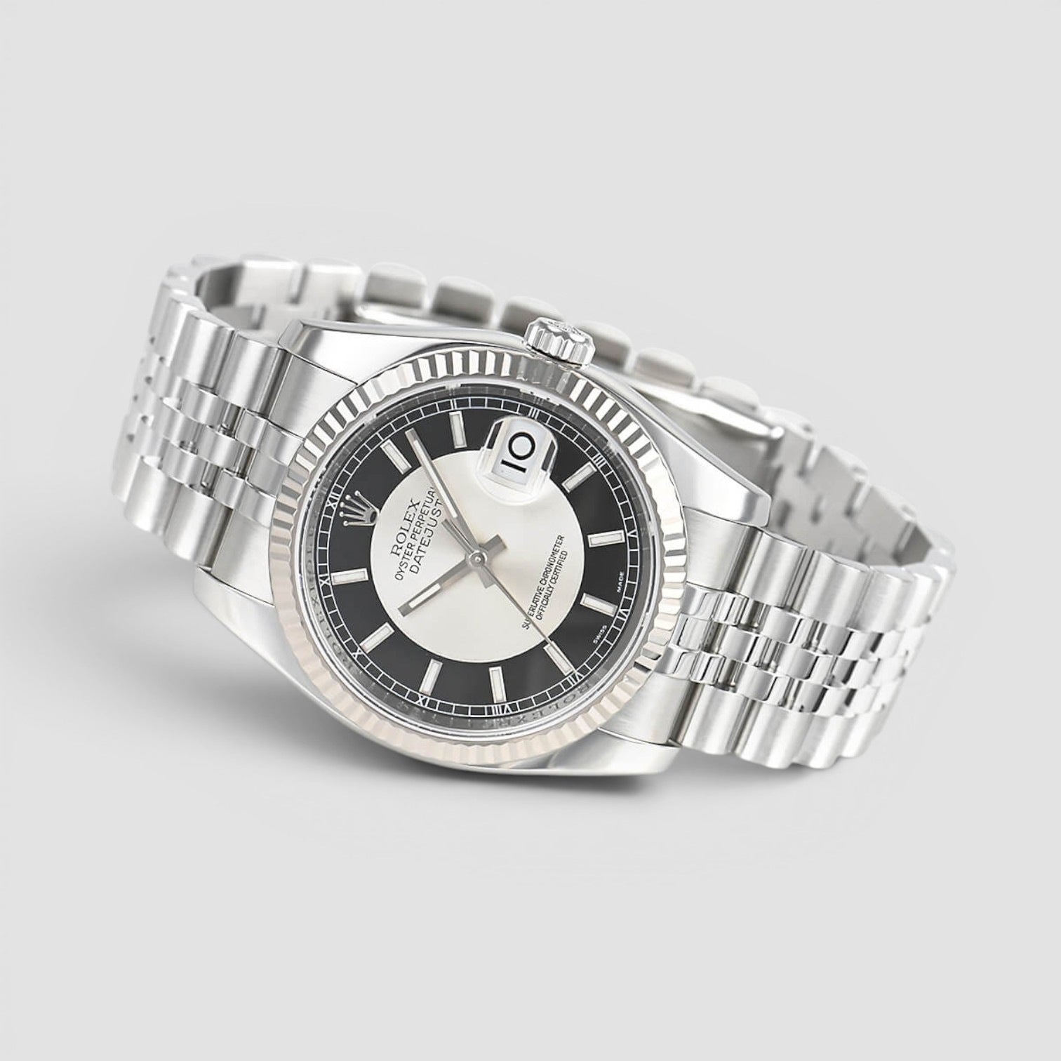 Datejust 36 Black Tuxedo Dial Jubilee