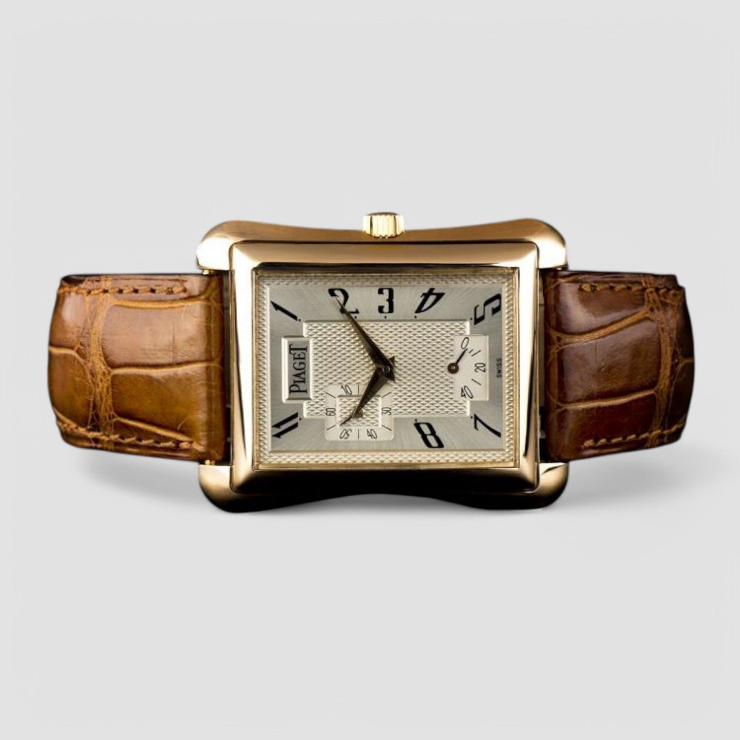 Emperador Power Reserve Gents 18k Rose Gold Silver Dial