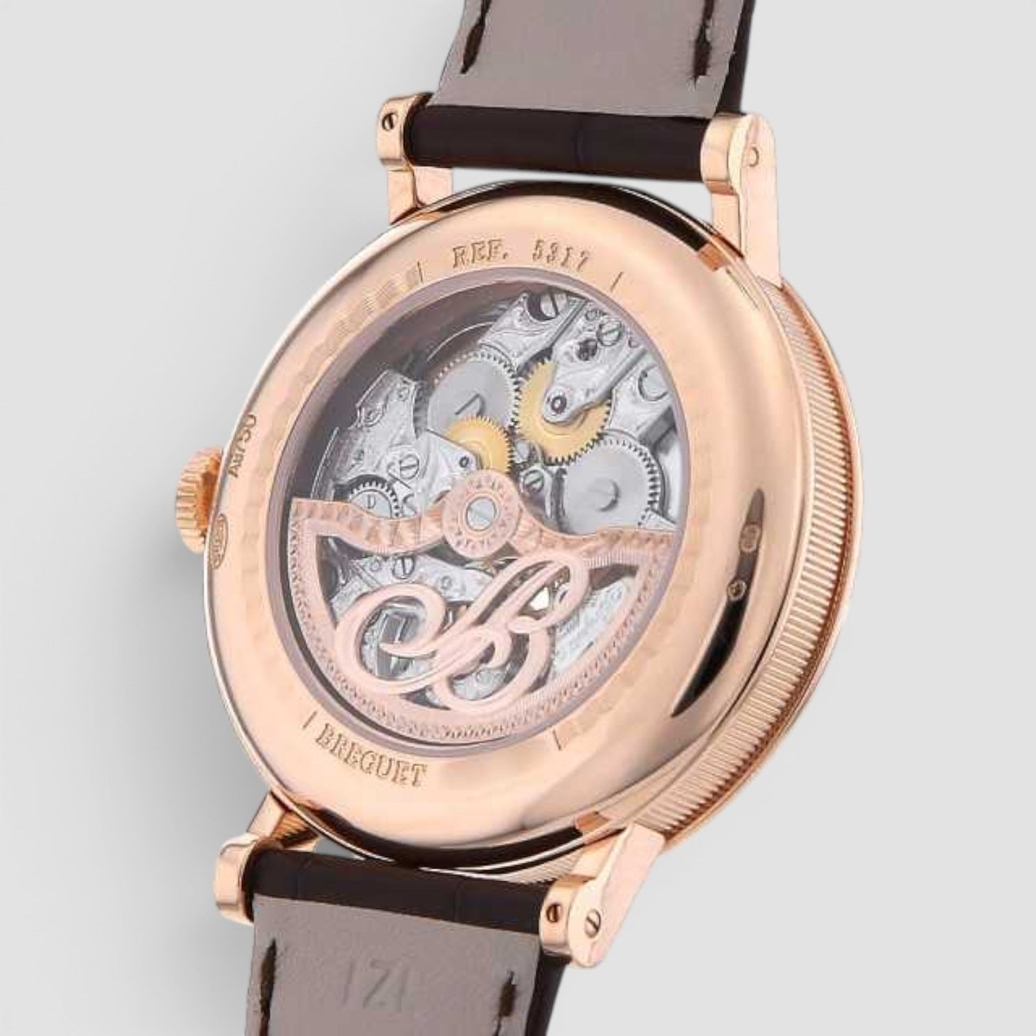Classique Tourbillon 39mm Rose Gold Silver Dial