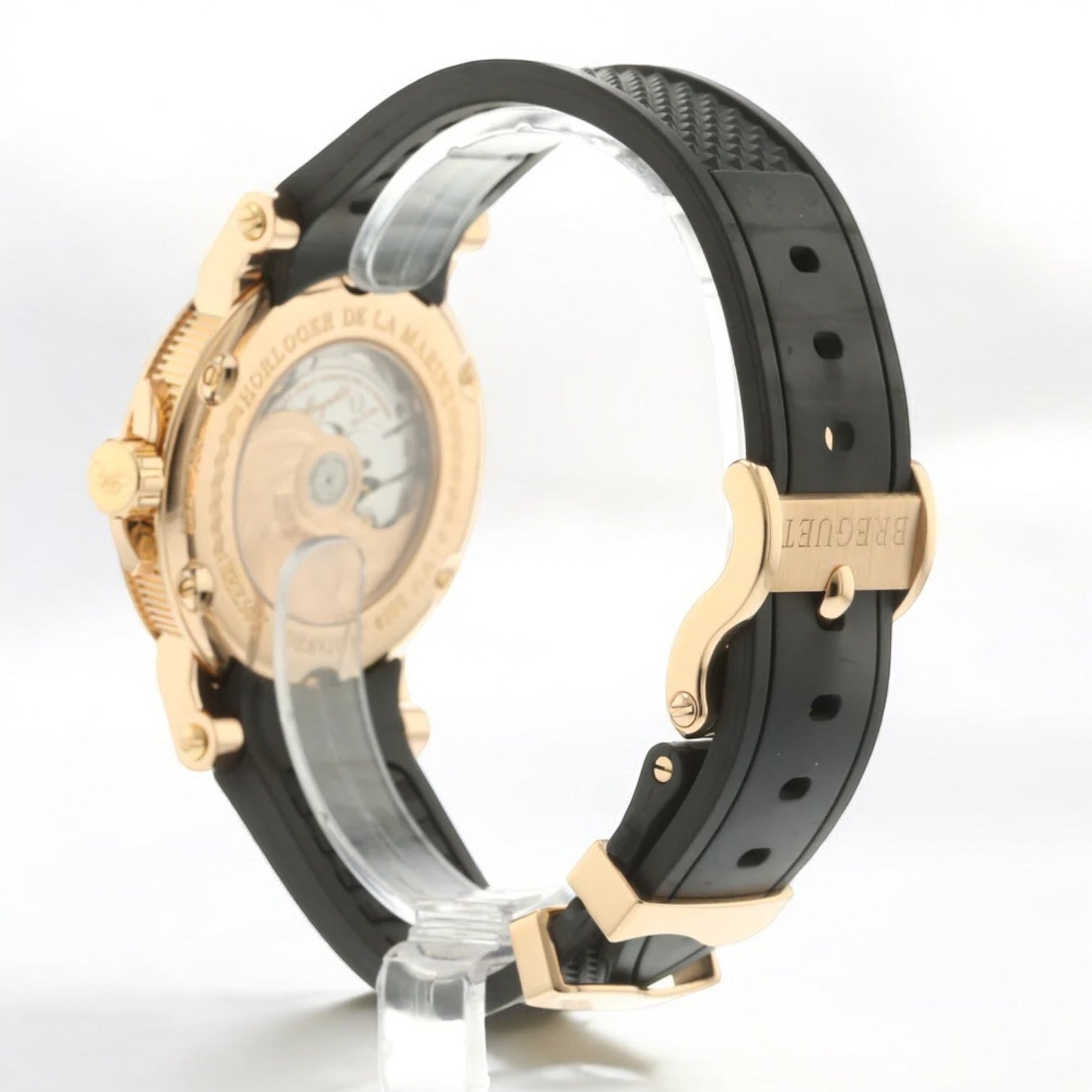 Marine Automatic Big Date 18K Rose Gold / Rubber