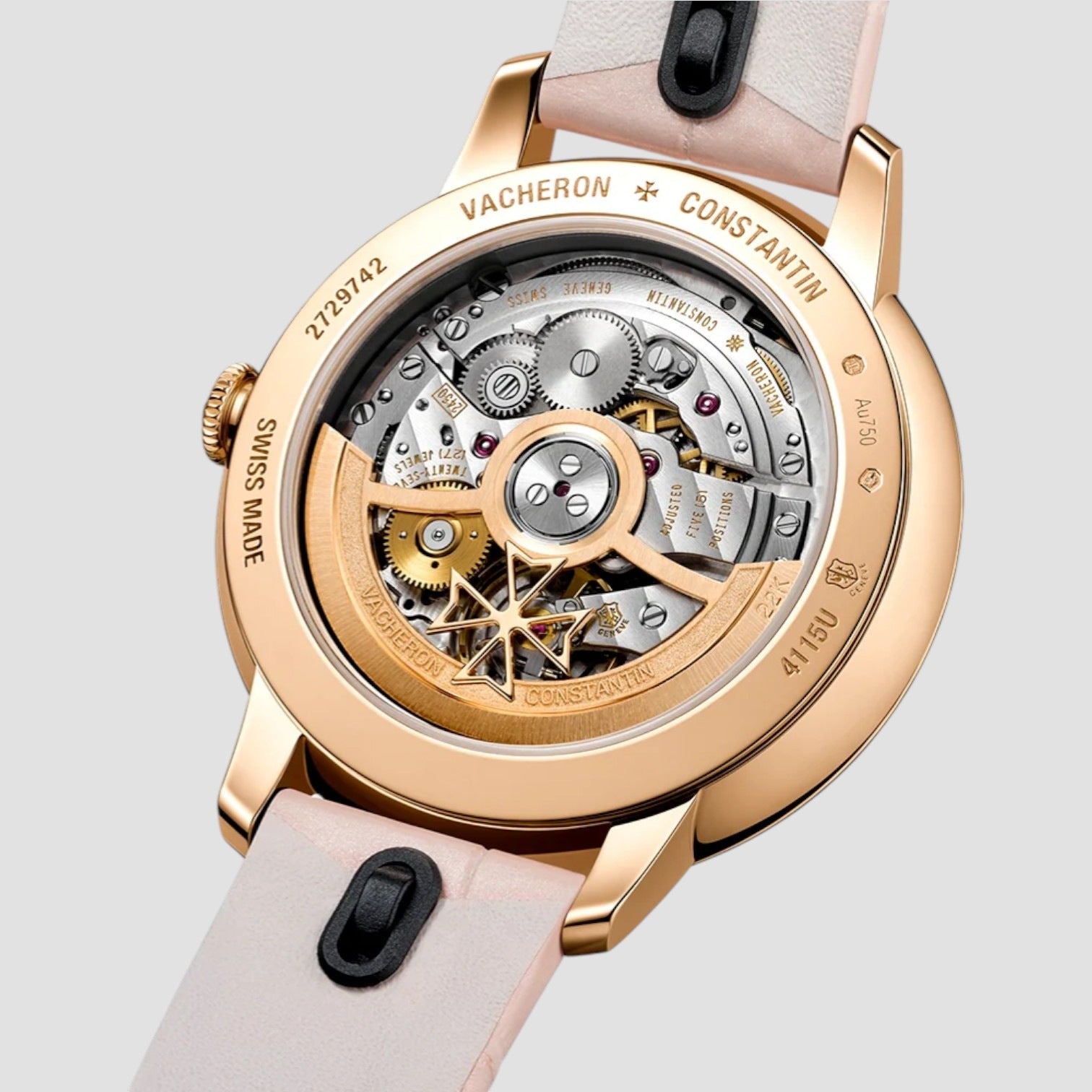 Patrimony Self-Winding 36.5mm 18ct Pink Gold Diamond