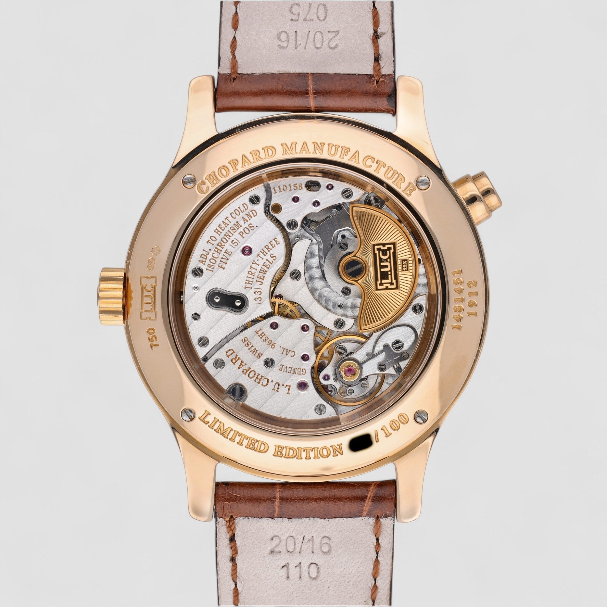L.U.C Tech Strike One 18k Rose Gold