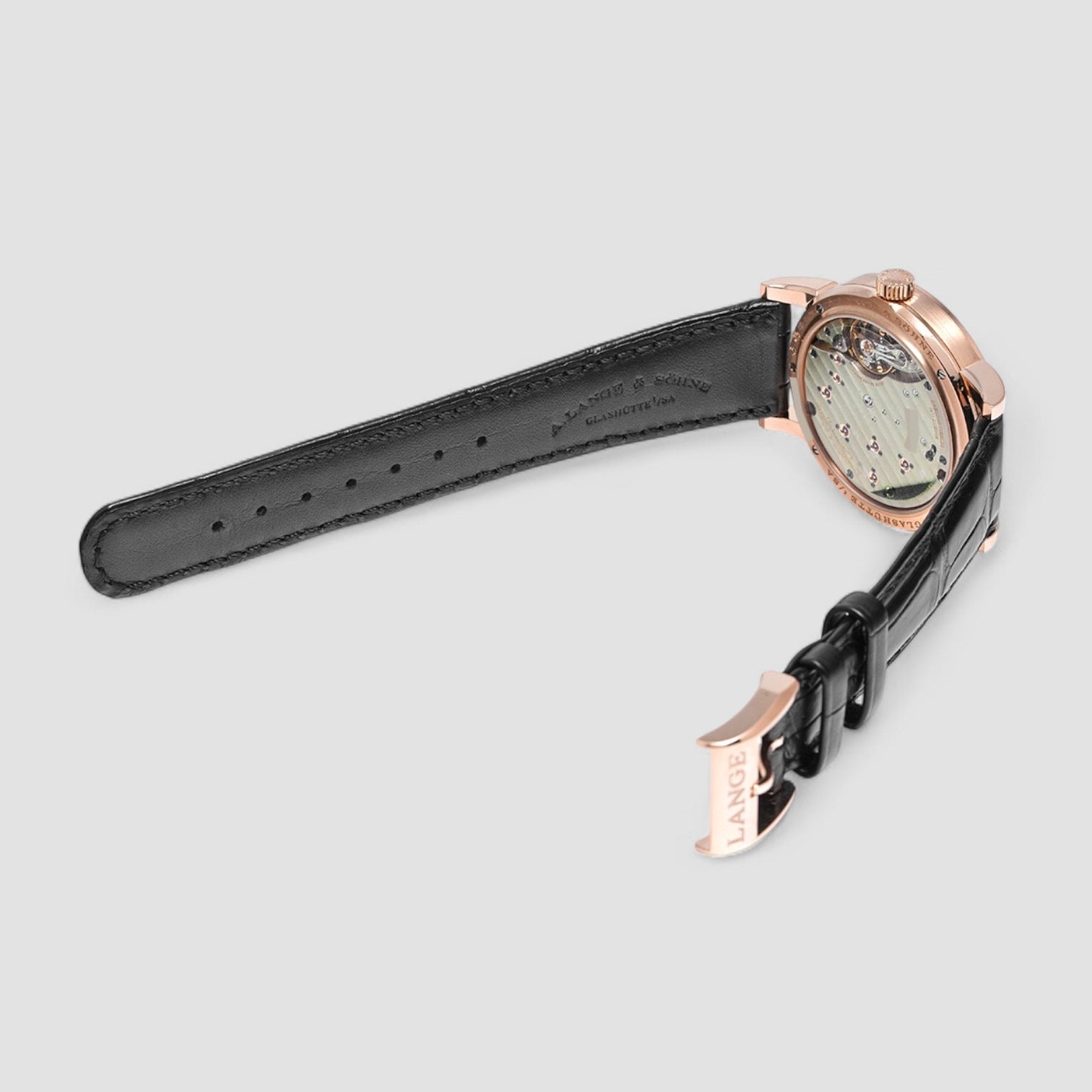 Lange 1 18K Rose Gold DEPLOYANT