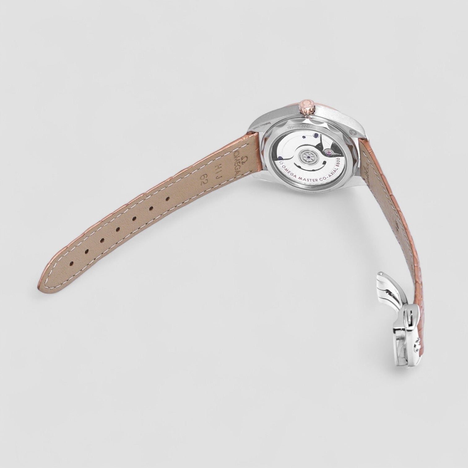 Aqua Terra Automatic Chronometer Diamond Grey Dial Ladies Watch