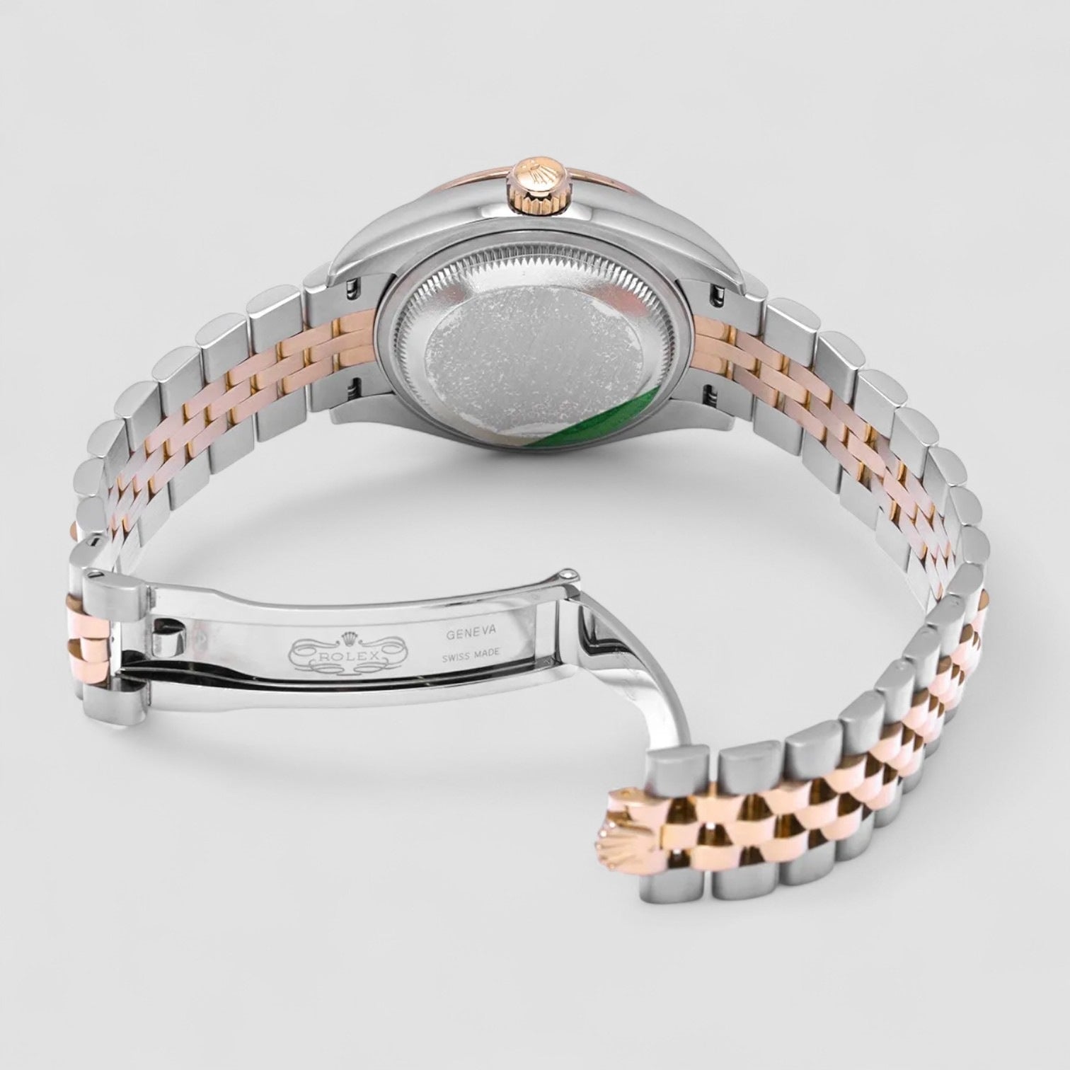 Lady-Datejust 28 Green Diamond Dial Watch