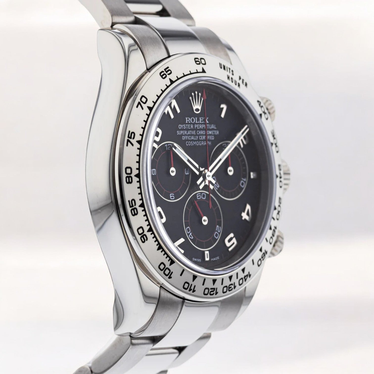 Daytona 116509 Slate Arabic Racing Dial 18K White Gold