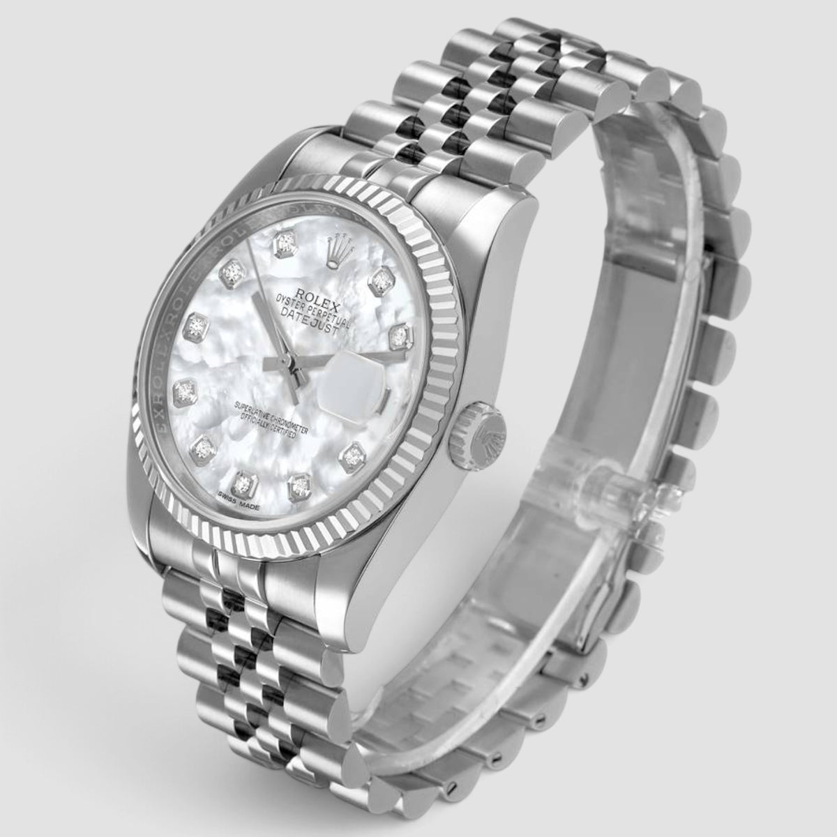 Datejust 36 Mother-of-Pearl Diamond Dial Jubilee