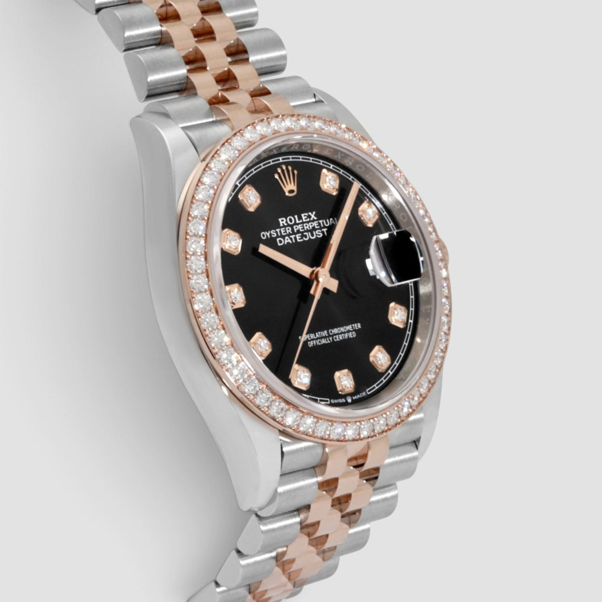 Datejust 36 Black Diamond Dial Jubilee