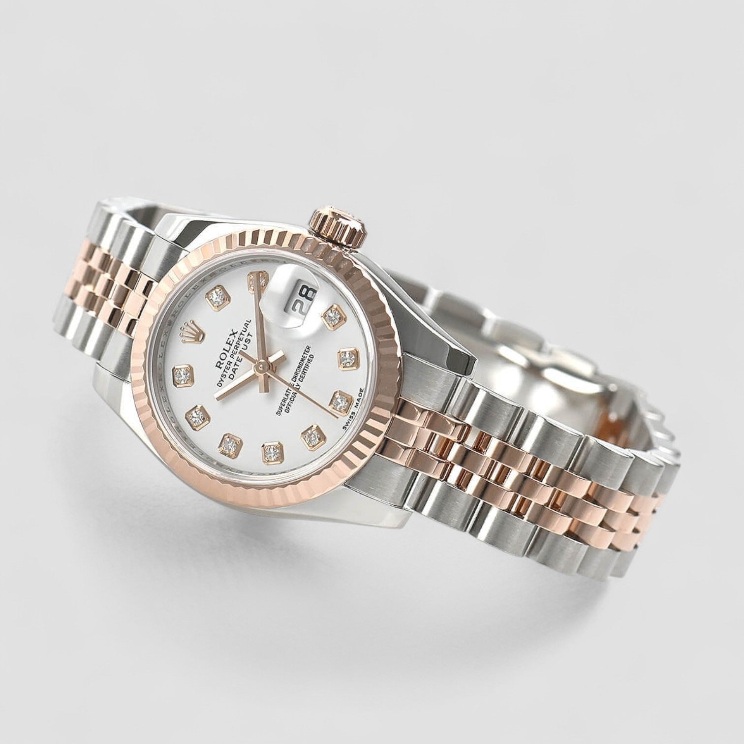 Lady-Datejust 26 WHTDJ White Diamond Rose Gold