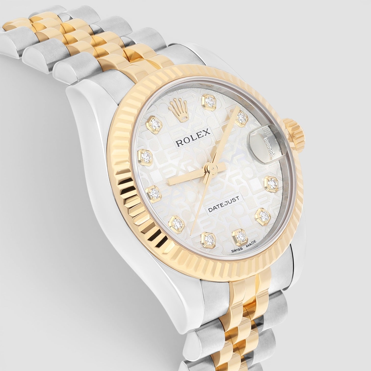 Datejust 31 computer silver diamond dial jubilee