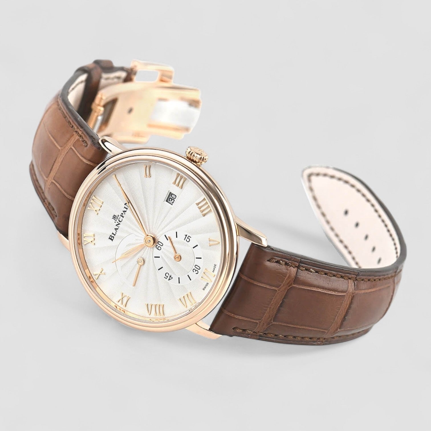 Villeret Ultra-Slim Small Seconds Power Reserve 18k RG Manual Wind 40MM