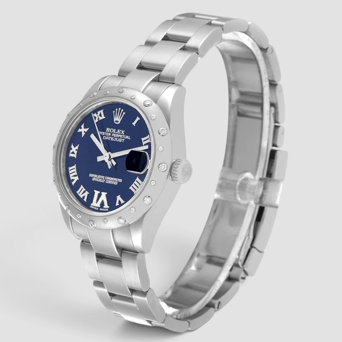 Datejust 31 Blue Diamond Dial Oyster