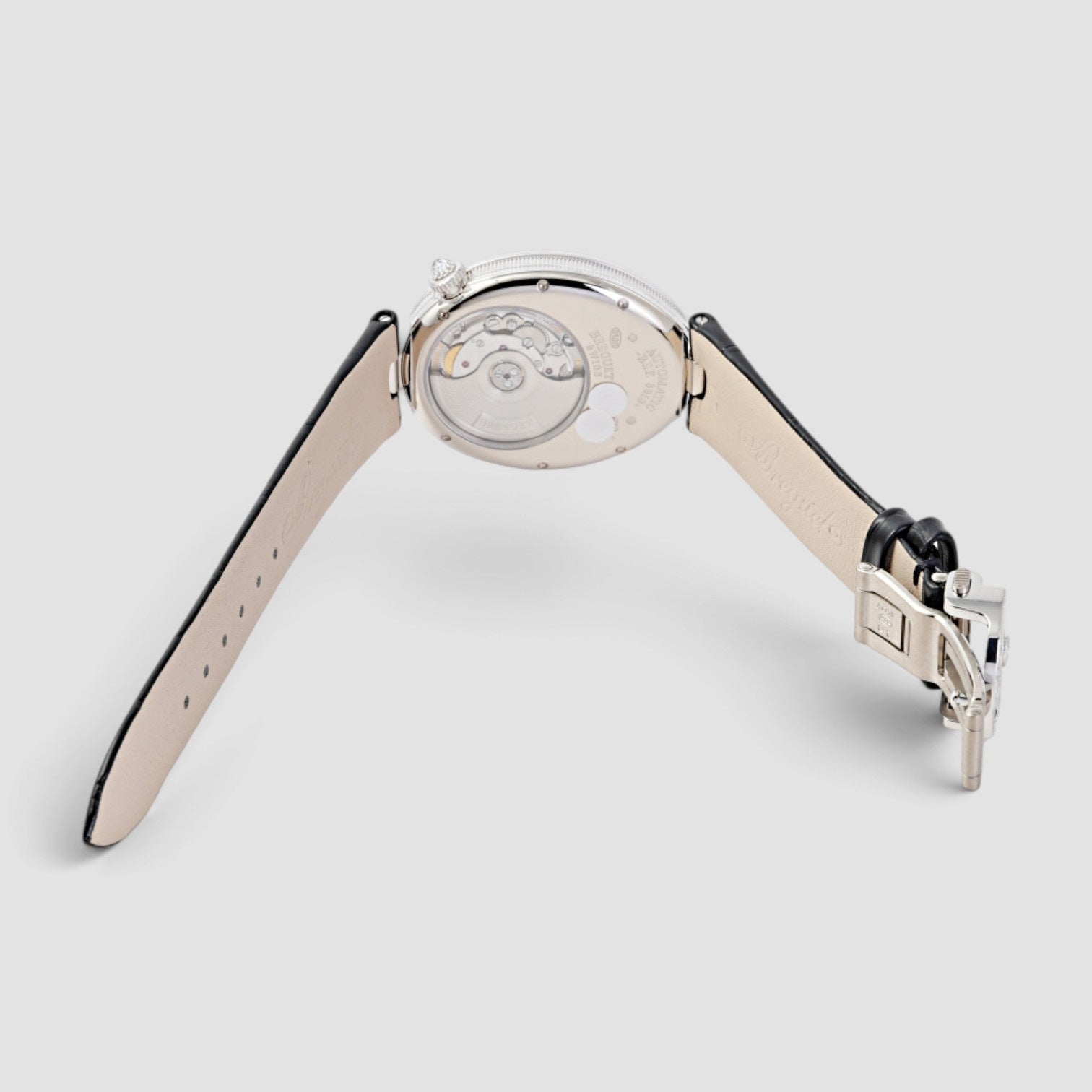 Reine de Naples 18K White Gold Diamond Mother-of-Pearl Dial