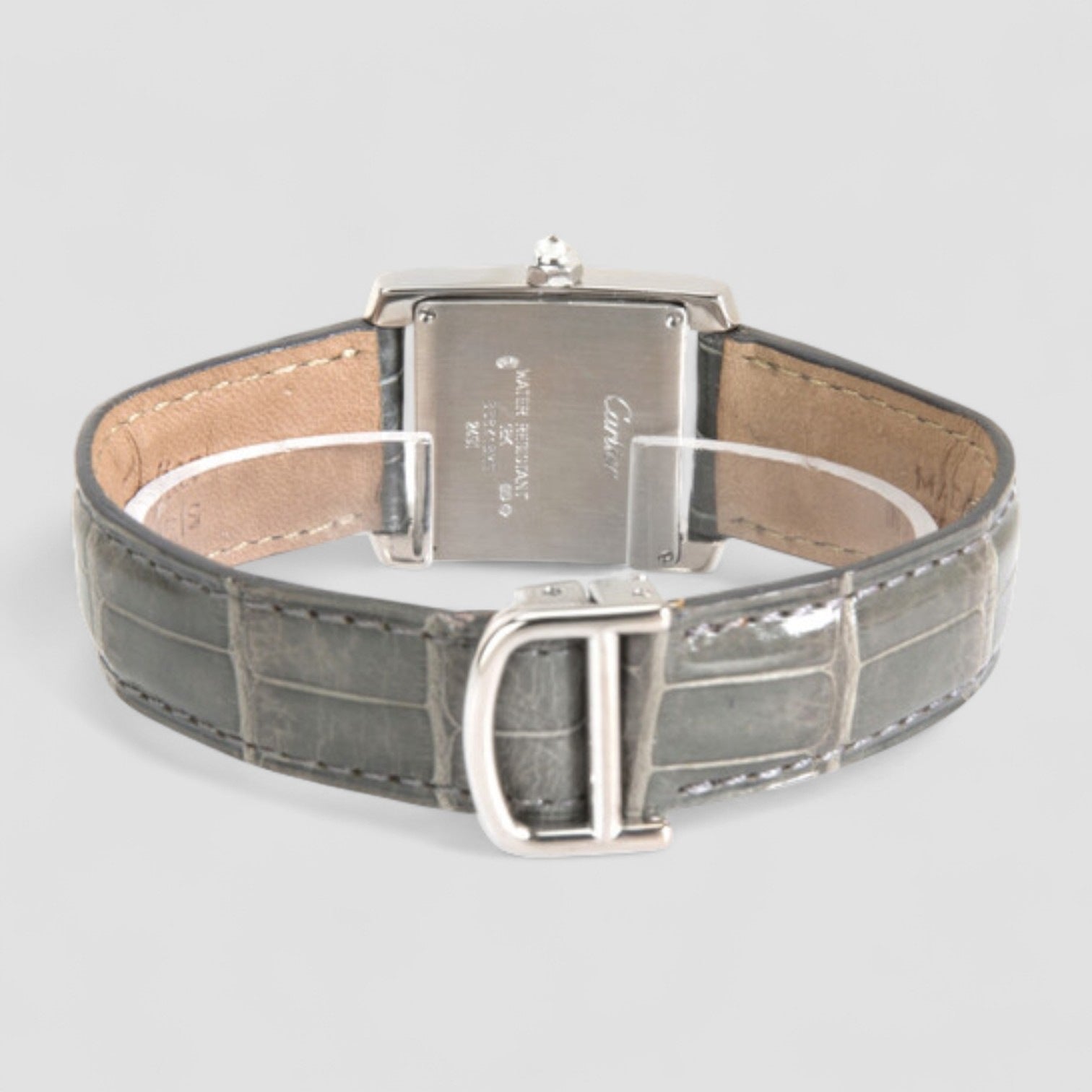 Tank Francaise 18kt White Gold Diamond Midsize Watch