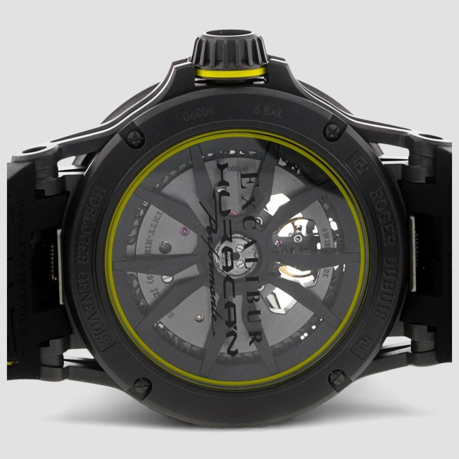 Excalibur Huracán Performante Black Dial 45mm