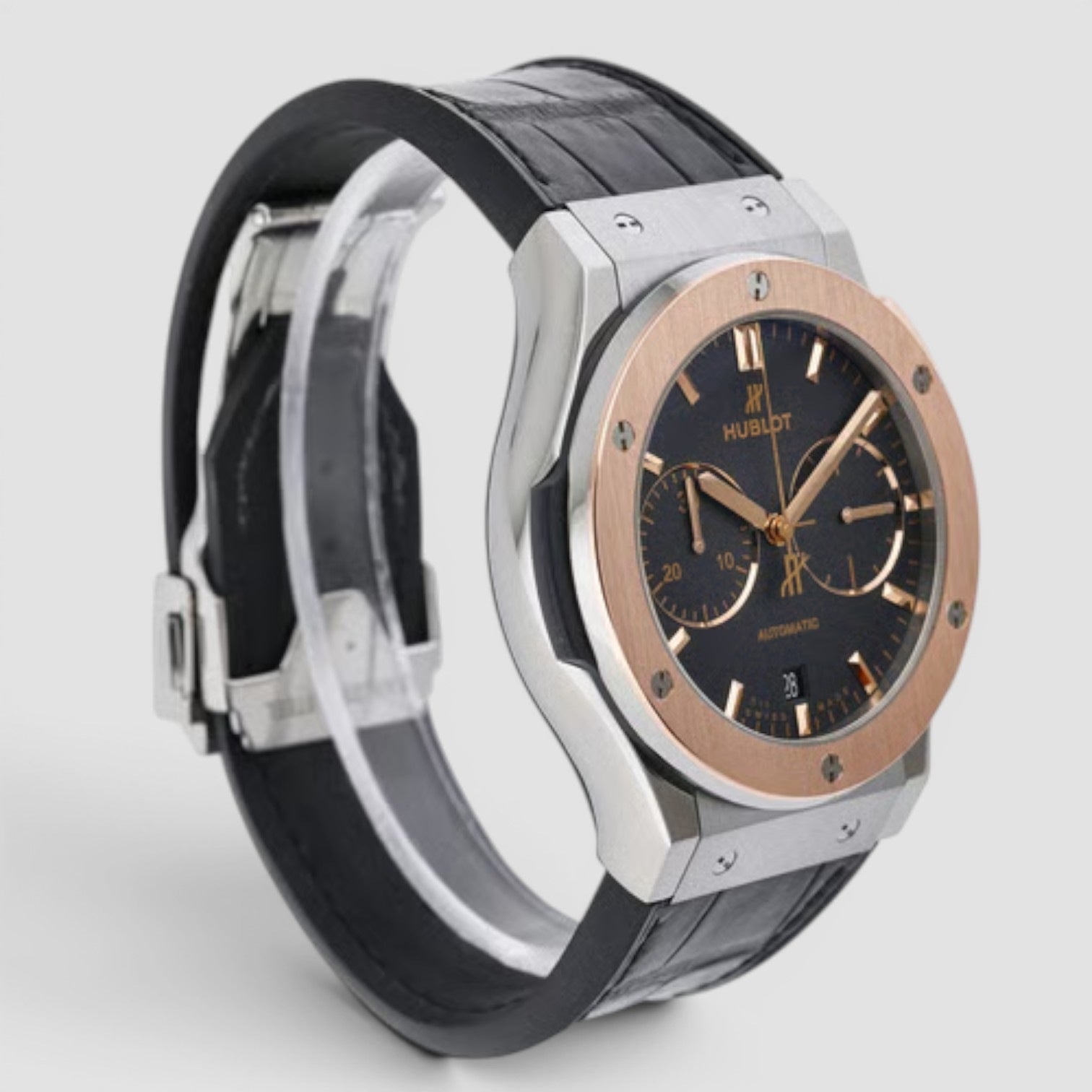 Classic Fusion Chronograph 45mm Titanium & Rose Gold