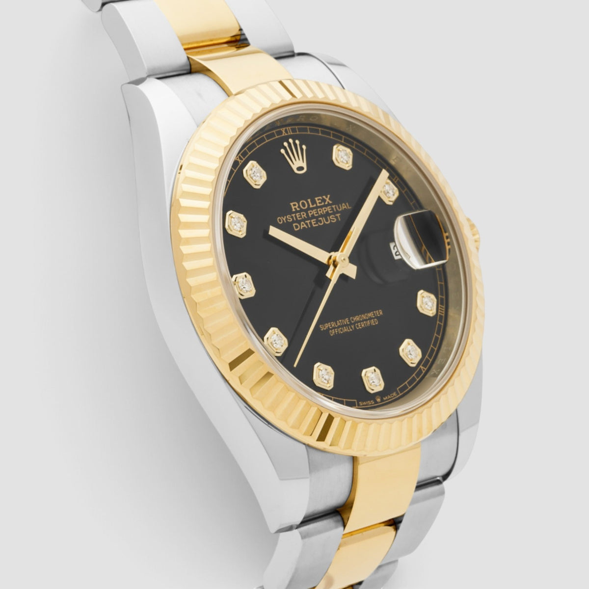Datejust 41 Black Diamond Dial Oyster
