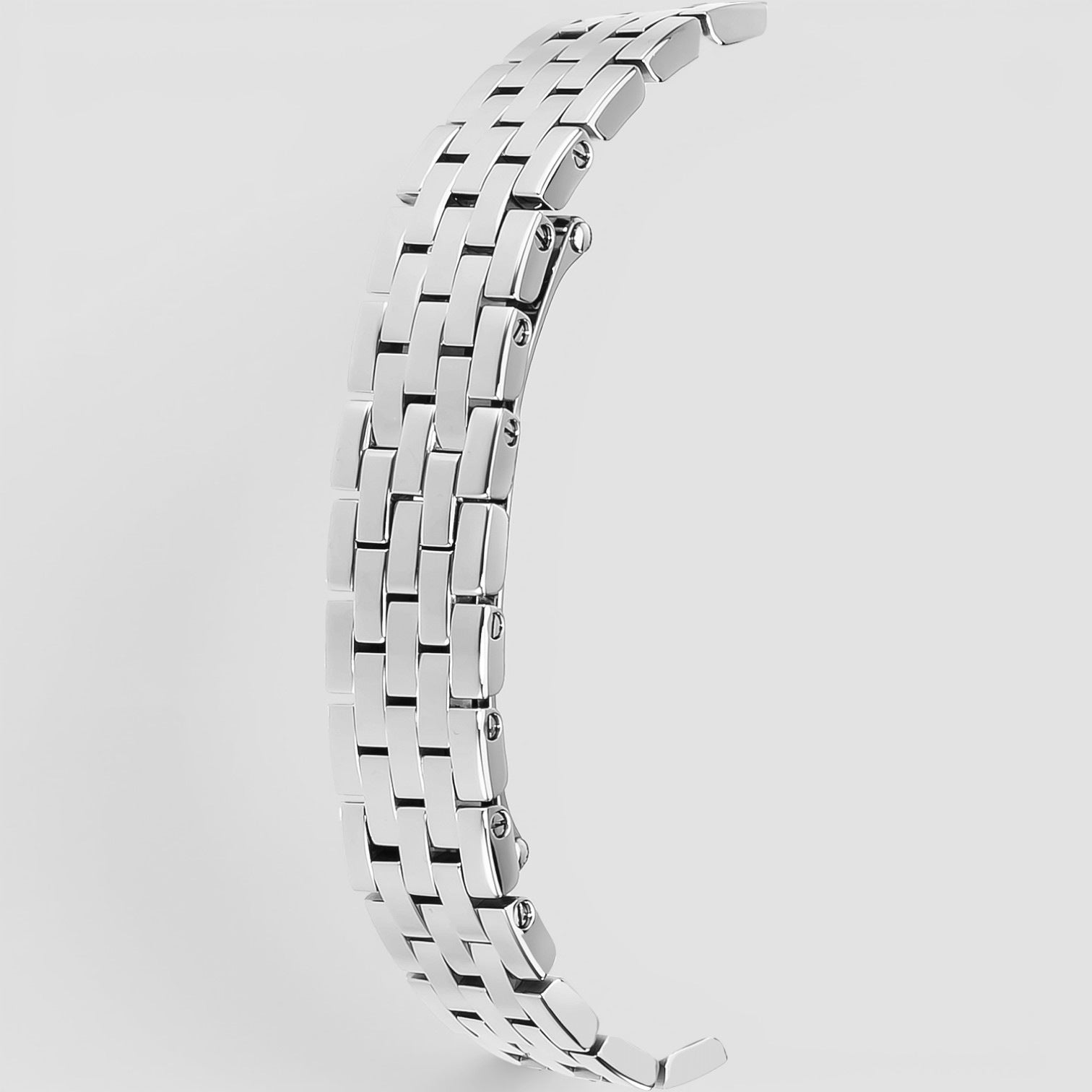 Santos Demoiselle 20 x 28mm Stainless Steel White Dial