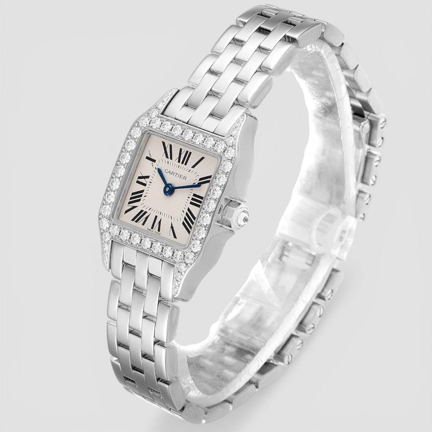 Santos Demoiselle  White Gold & Diamonds