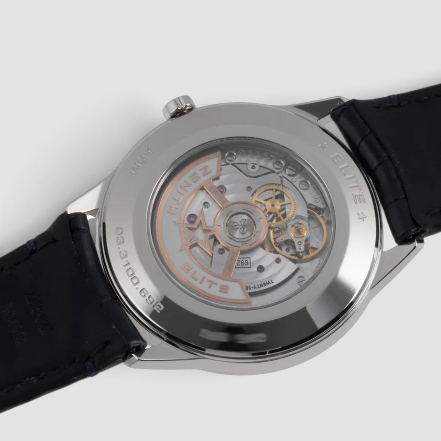 Elite Moonphase 40.5mm Steel White Dial