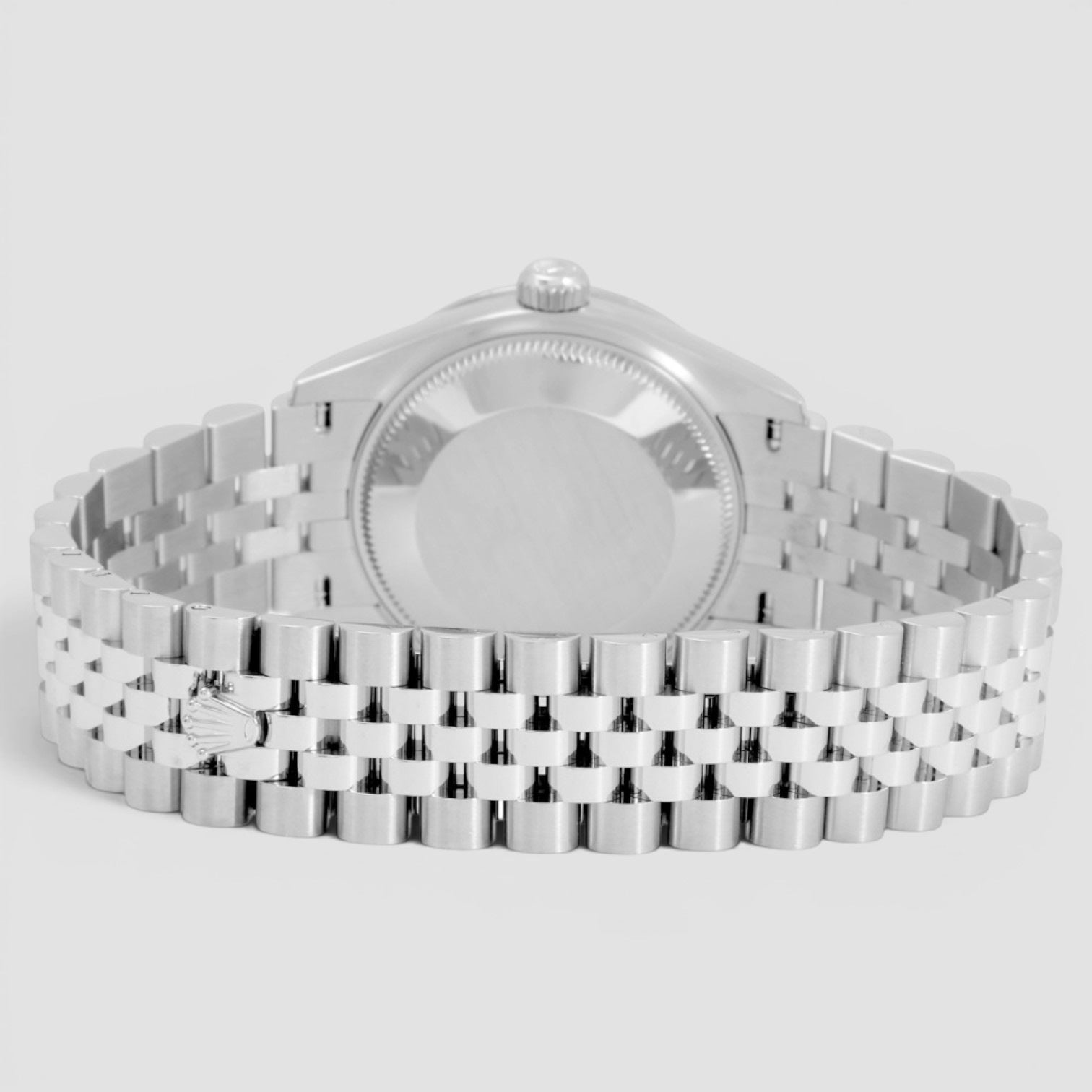 Datejust 31mm Steel & White Gold Diamond Bezel Grey Diamond Dial