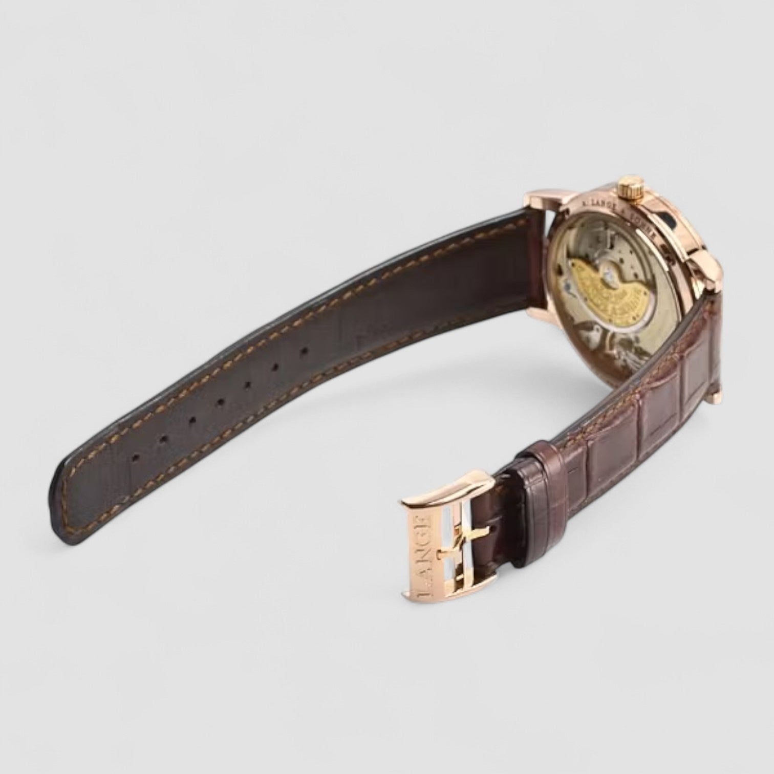 Rose Gold Saxonia Automatic Watch