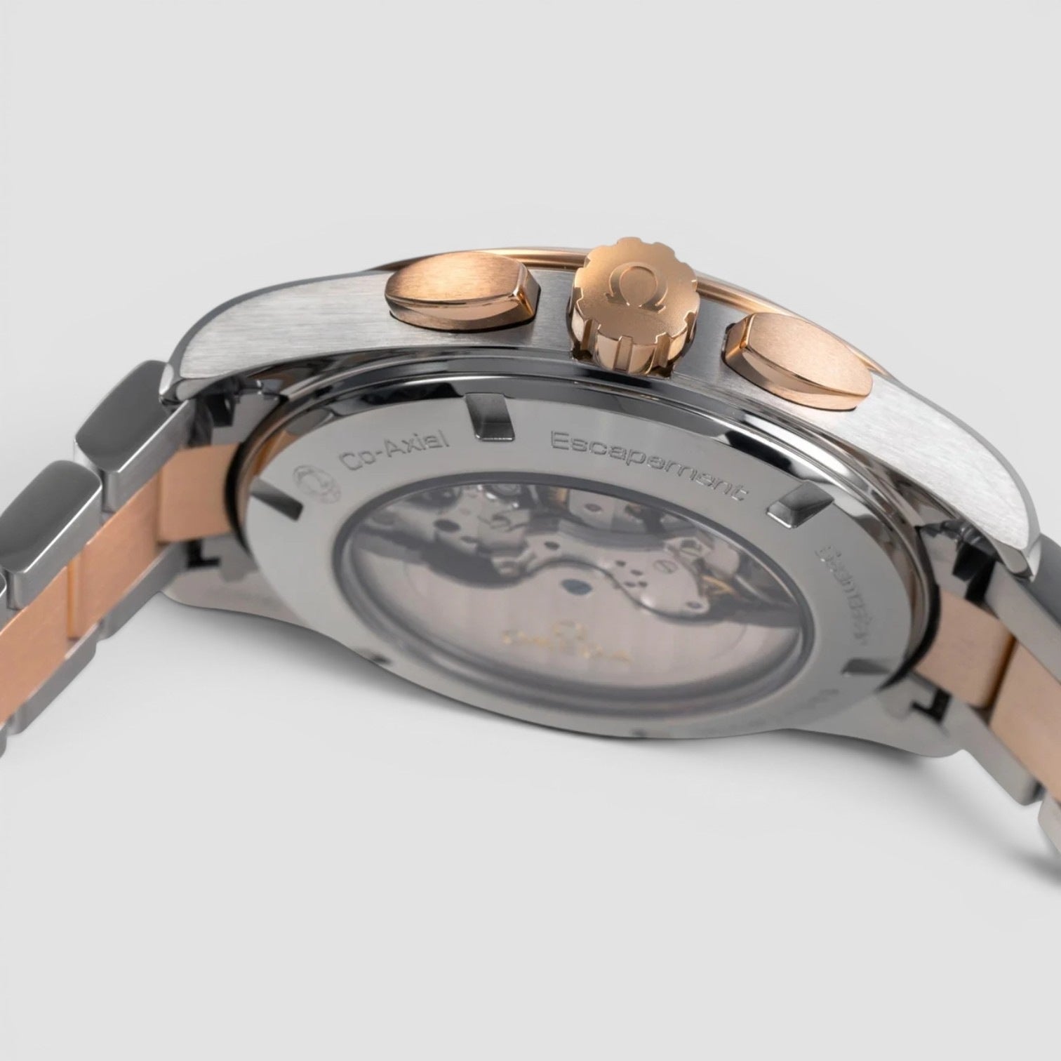 Seamaster Aqua Terra Chronograph 44mm Steel & Pink Gold Grey Dial