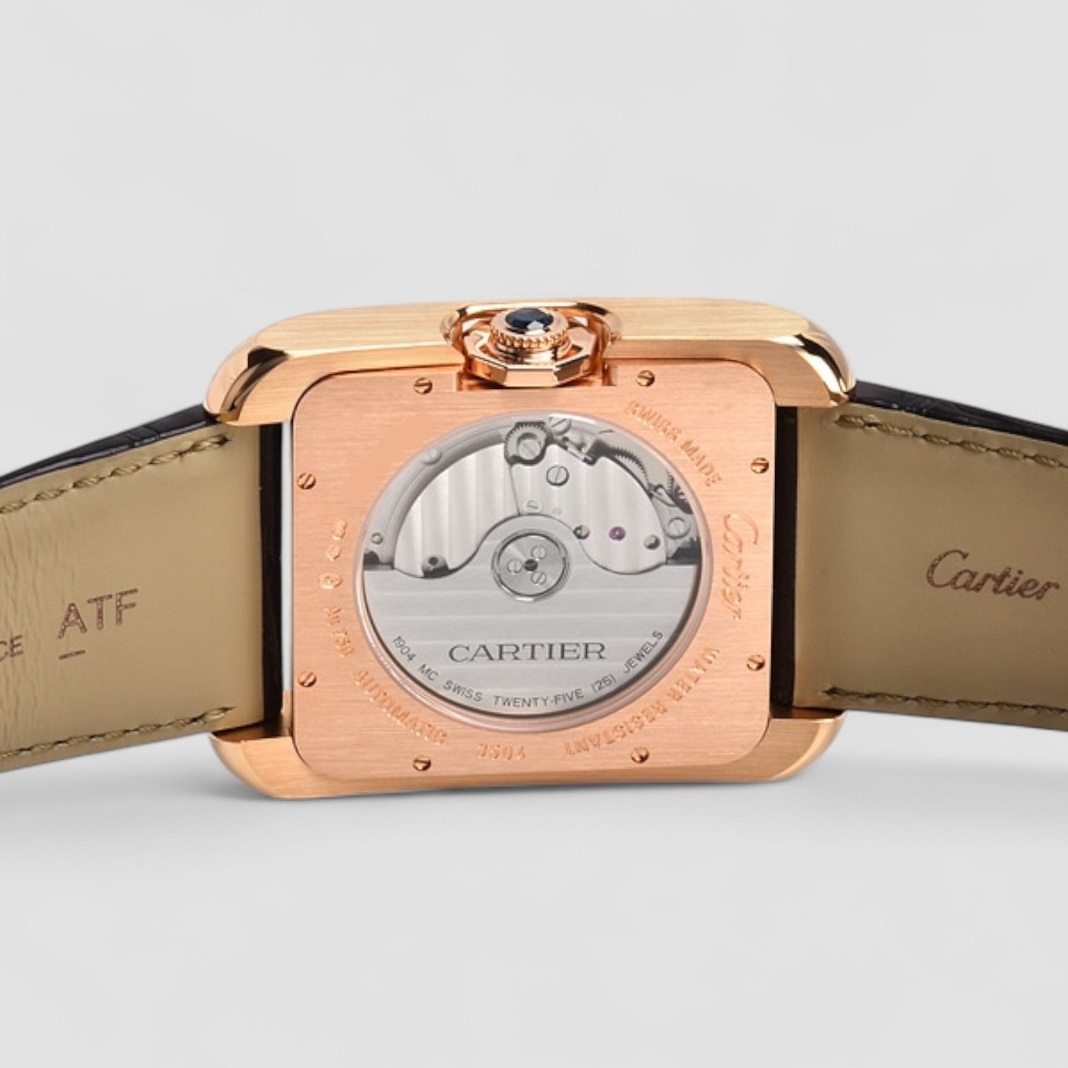 Tank Anglaise Large 18K Rose Gold Automatic