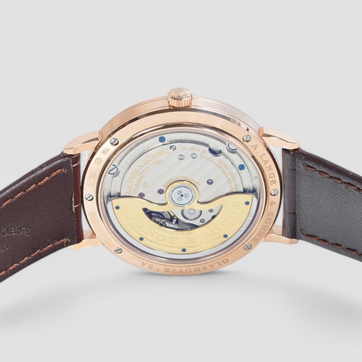 Saxonia Automatik 18K Rose Gold / Silver Dial