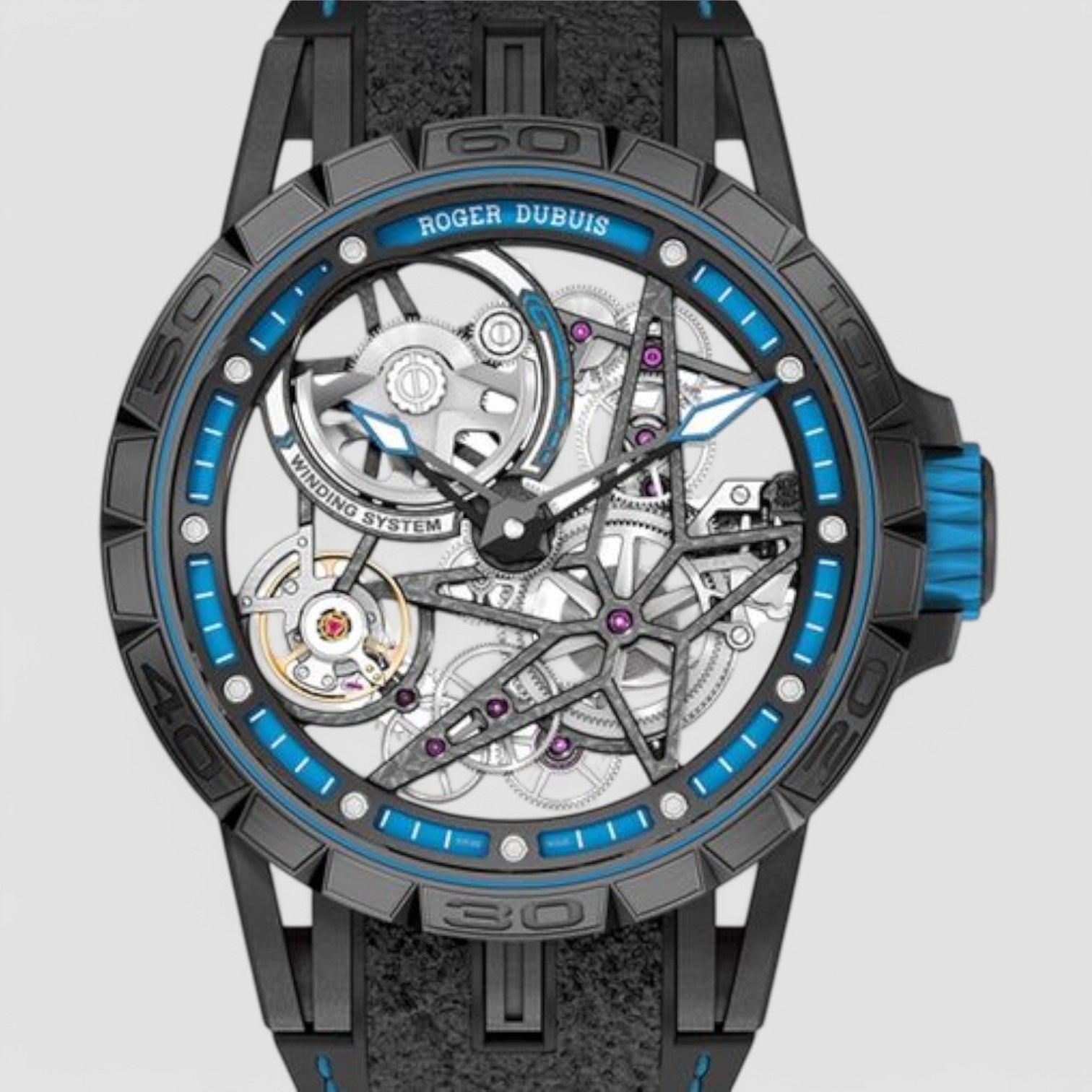 Excalibur Spider Pirelli Automatic Skeleton Men's Watch