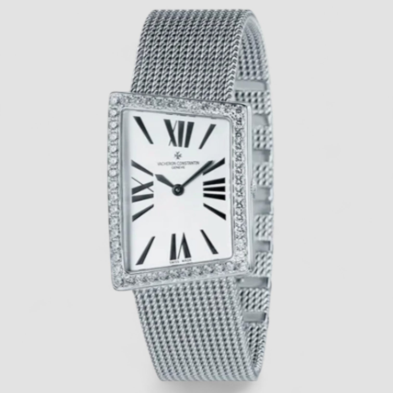 Asymmetrical 1972 Watch Diamond Bezel