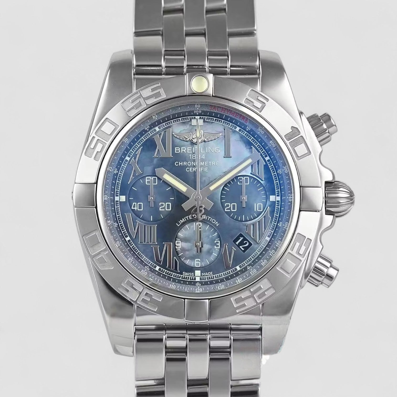 Chronomat 01 Mother of Pearl Steel Limited Edition