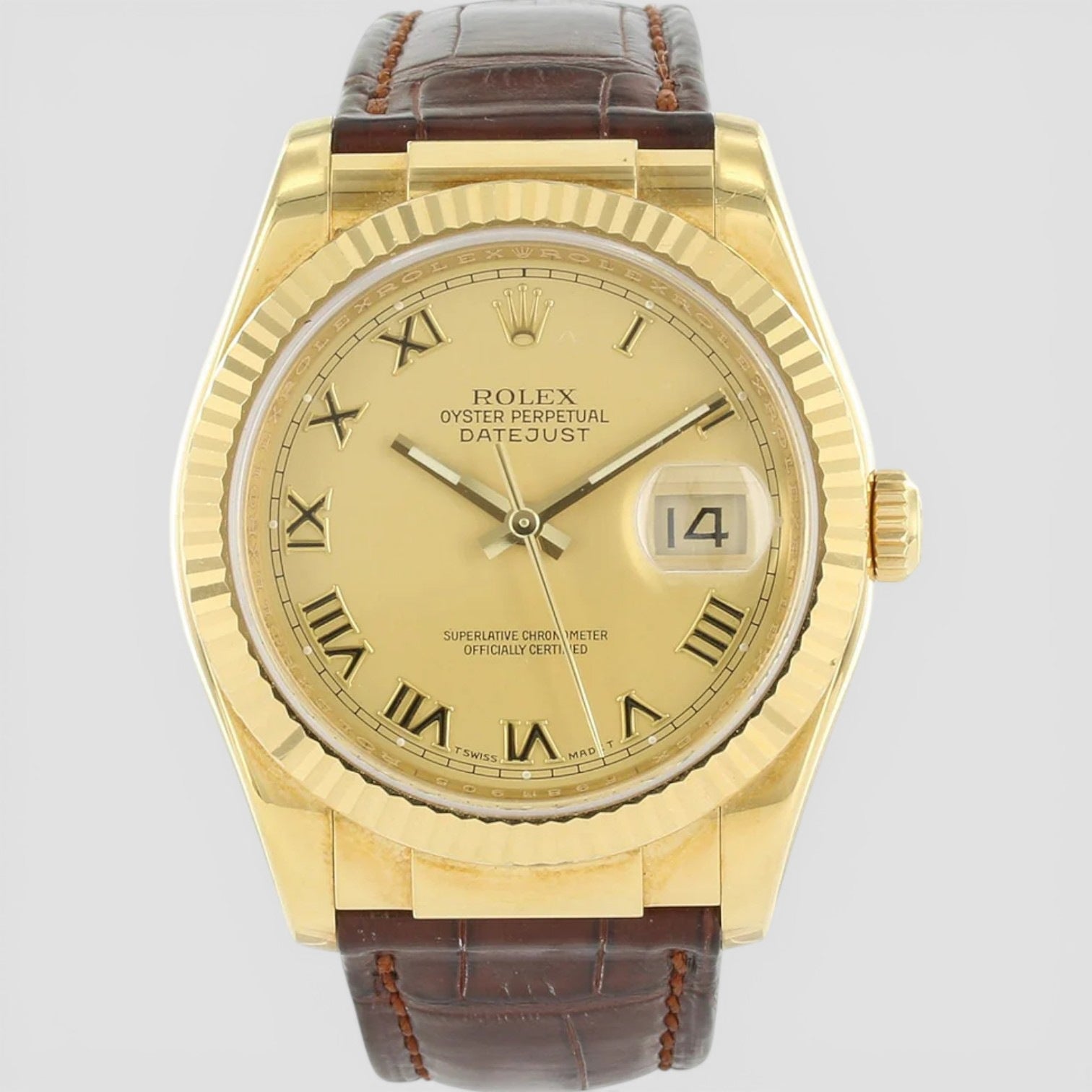 DateJust 18K Yellow Gold