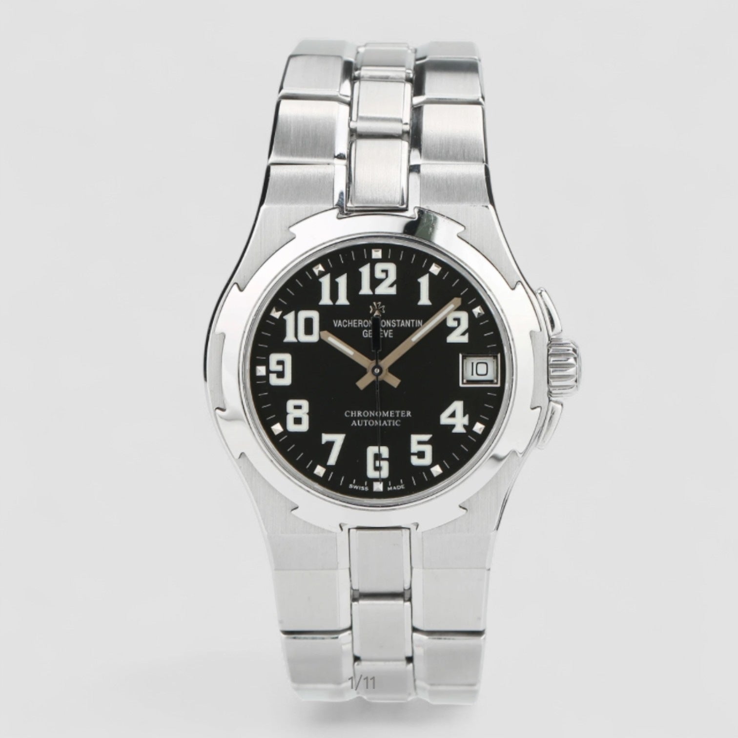Overseas Automatic Black Dial Men's Watch
