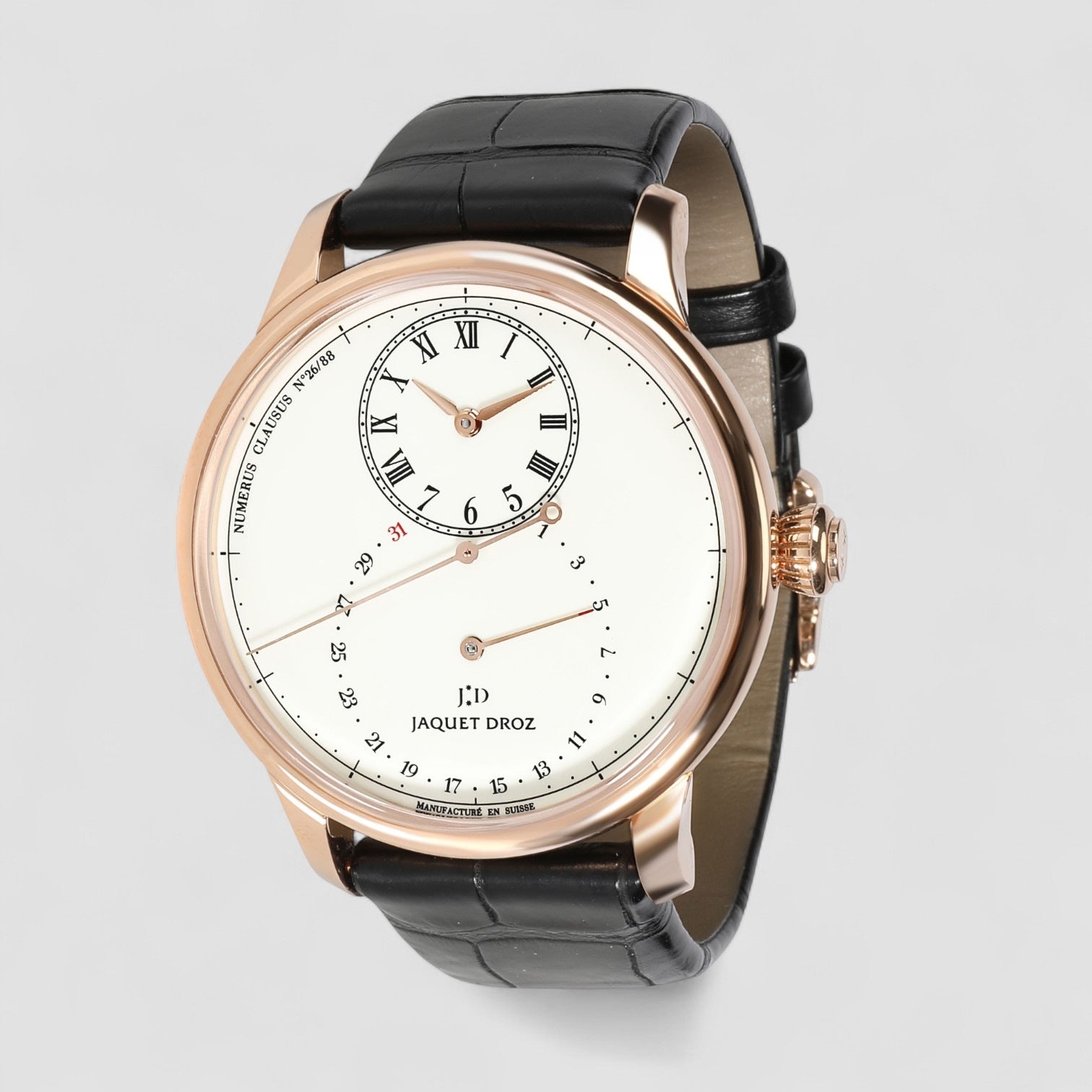 Grande Seconde Deadbeat Automatic Rose Gold Ivory Dial