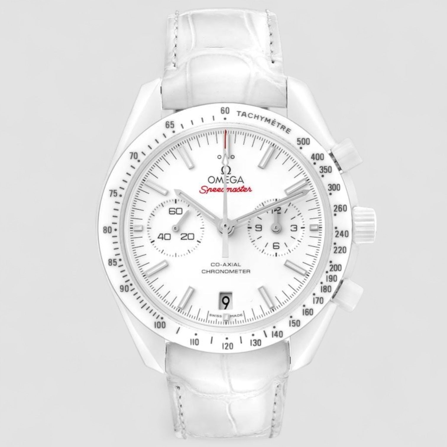 Speedmaster White Side of the Moon Ceramic Mens Watch