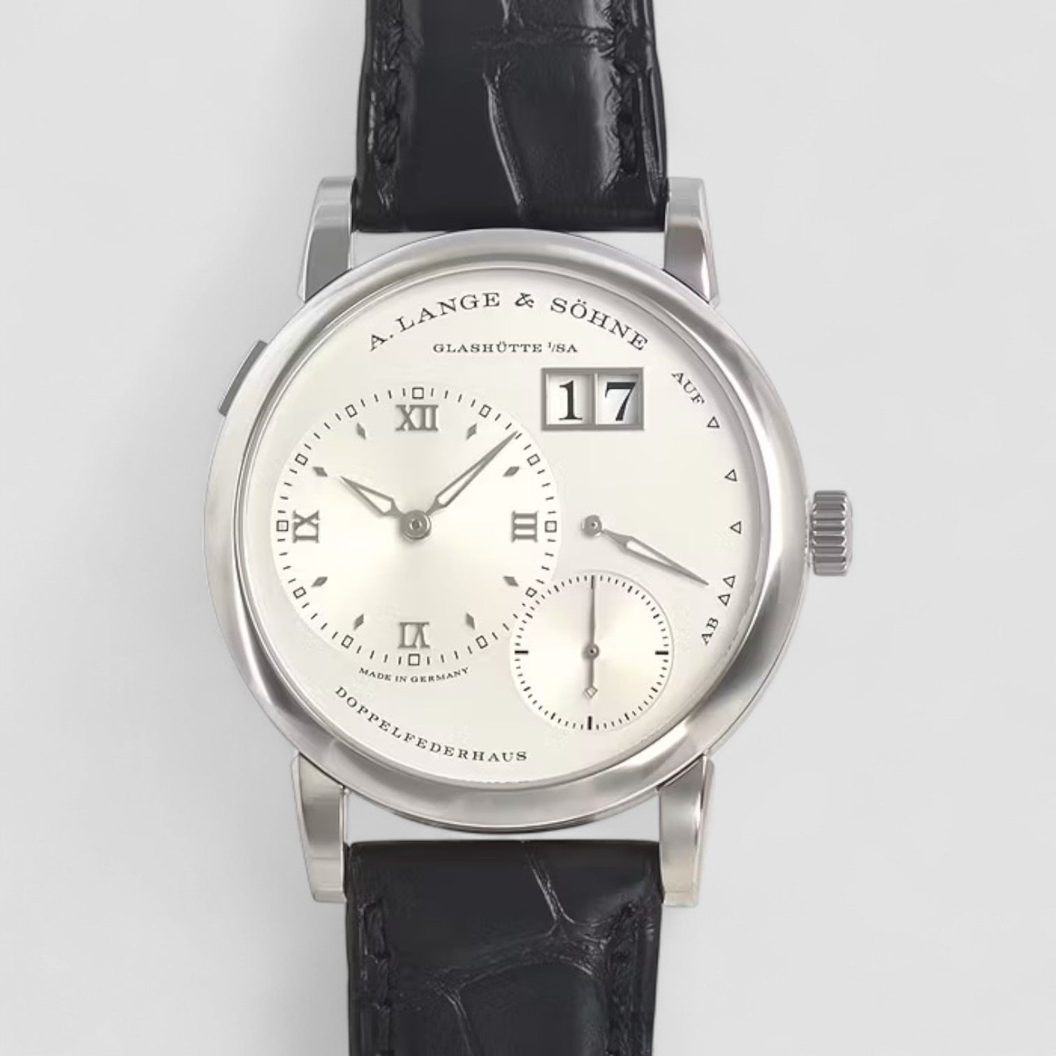 Lange 1 18K White Gold Silver Dial