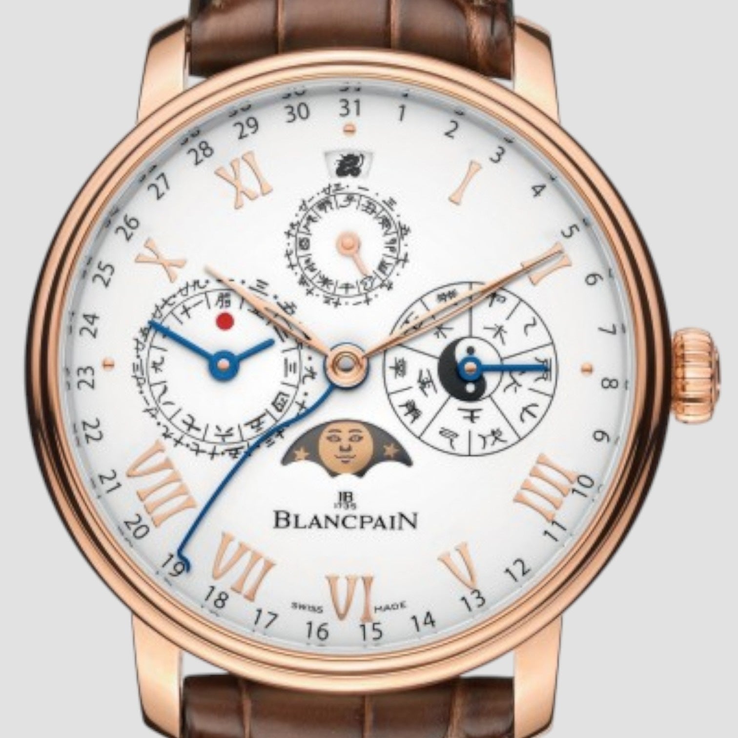 Villeret Complicated Calendrier Chinois Traditionnel Men's Watch