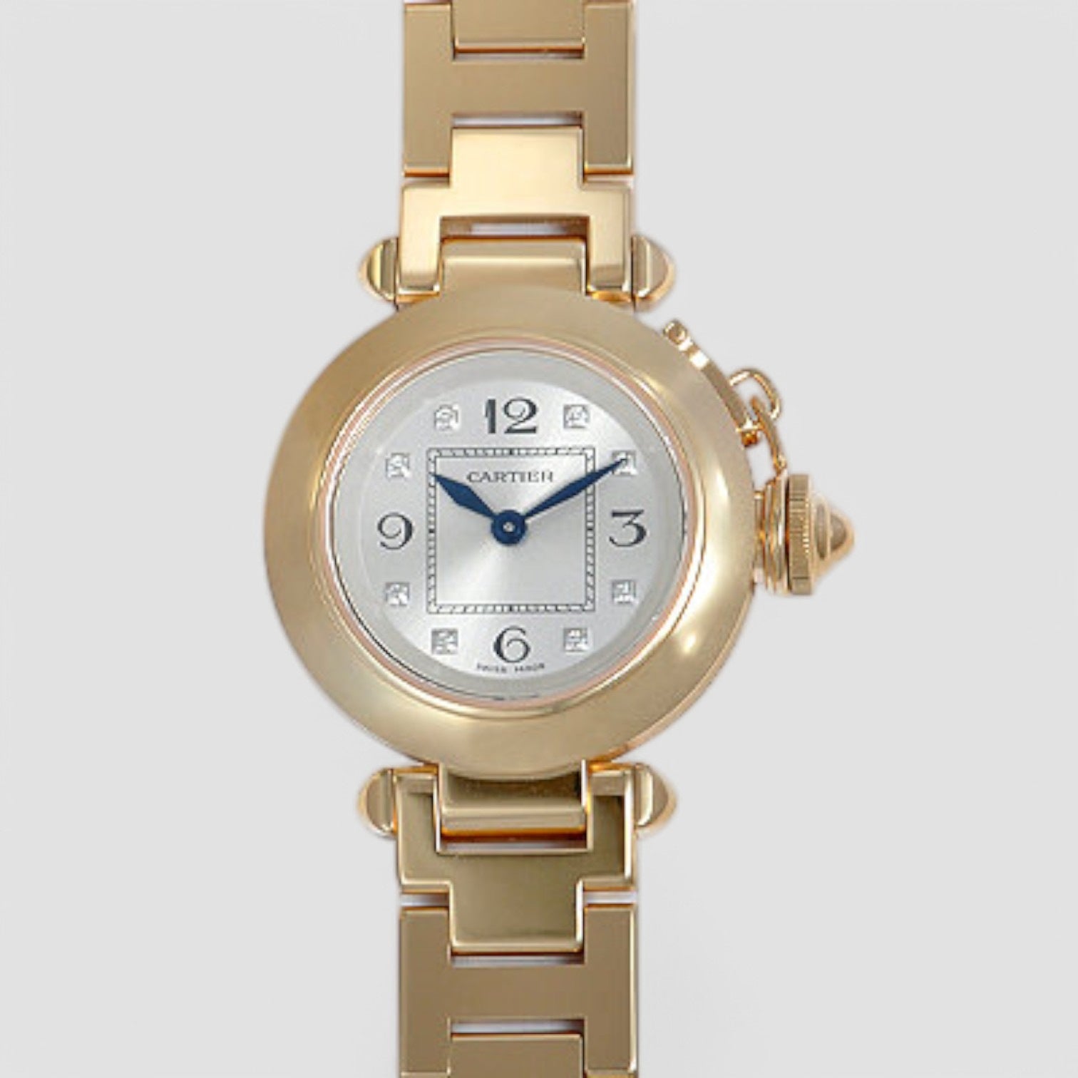 Miss Pasha Small 18K Yellow Gold Diamond Watch