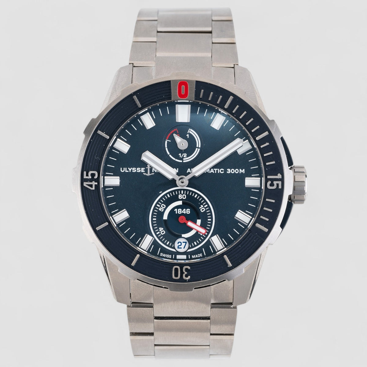 Diver Chronometer Automatic Blue Dial Men's Watch