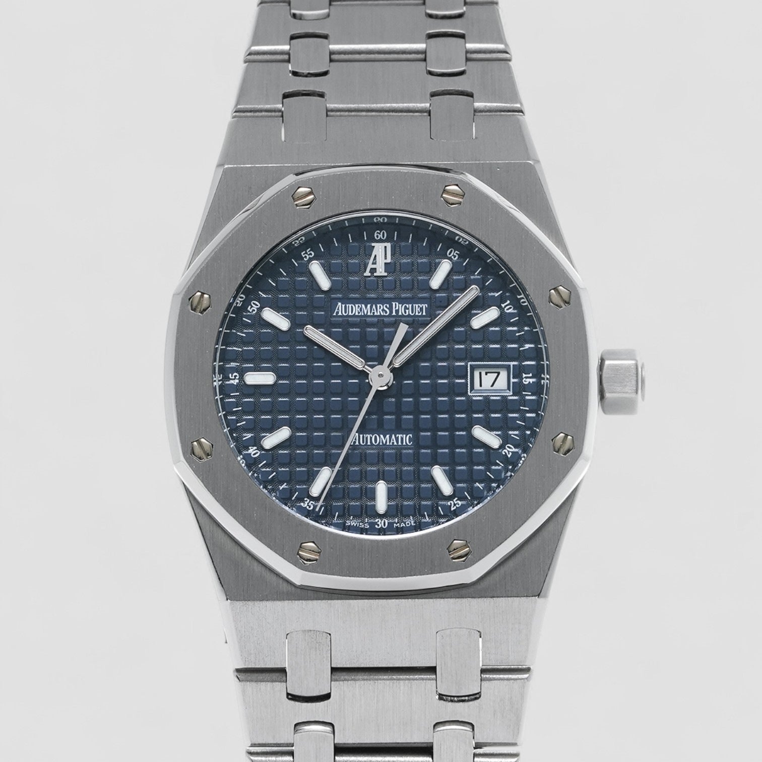 Royal Oak Stainless Steel Blue Automatic Wristwatch 33mm