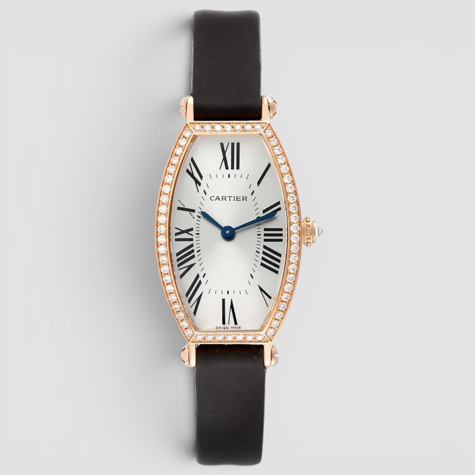 Tonneau 18K Rose Gold Diamond Ladies’ Watch