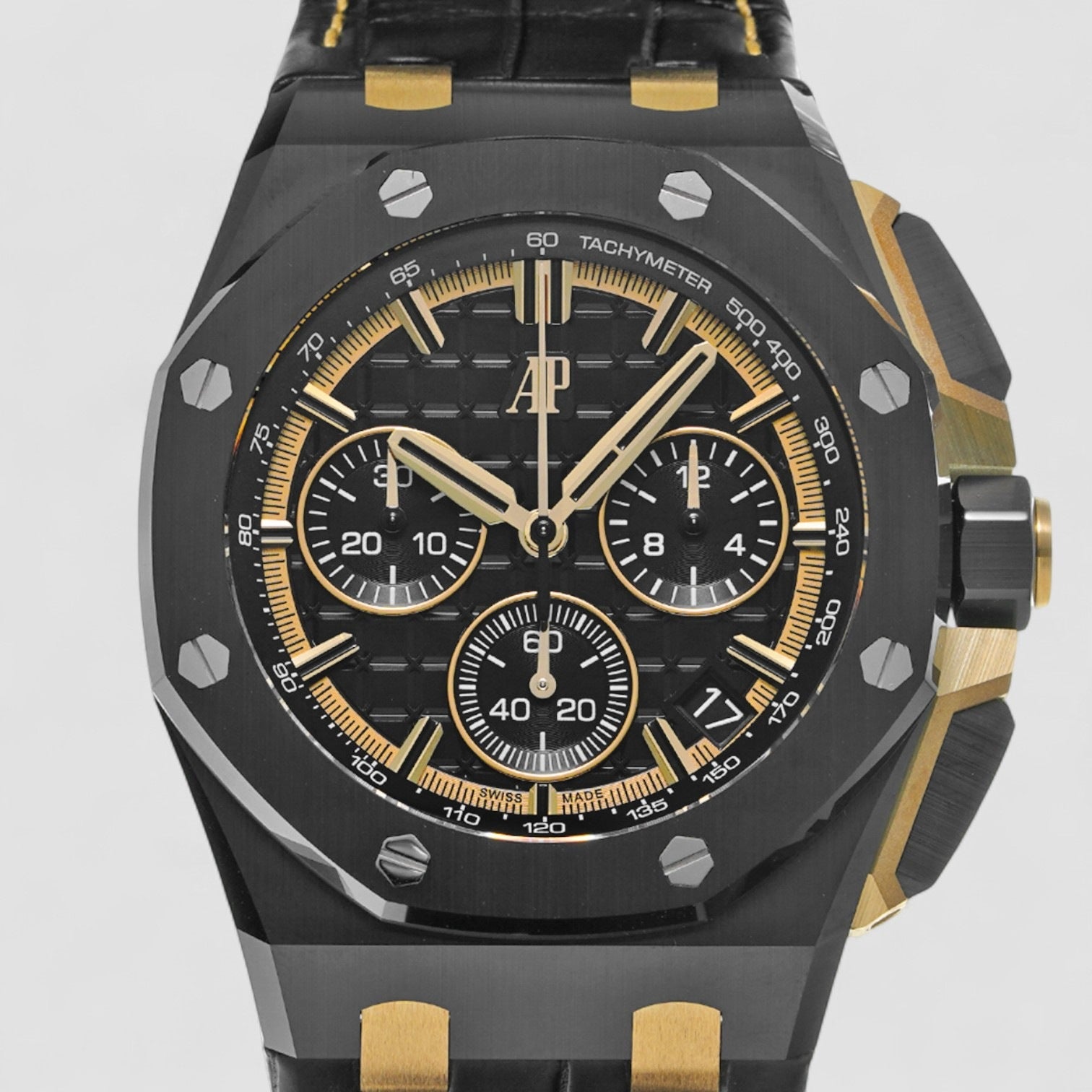Royal Oak Offshore Ceramic / 18K YG Black Dial