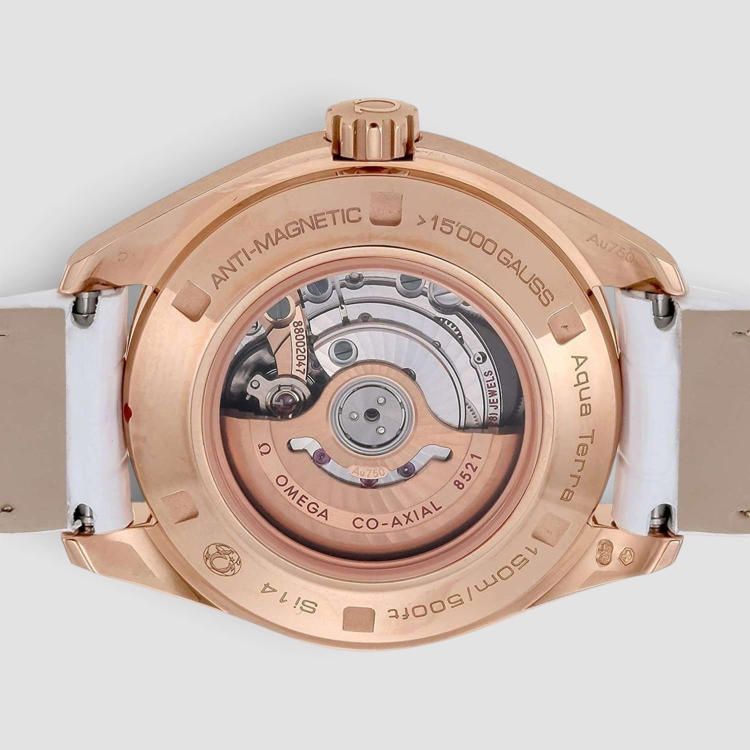 Seamaster Aqua Terra 34mm Rose Gold Diamond Mother-of-Pearl Dial