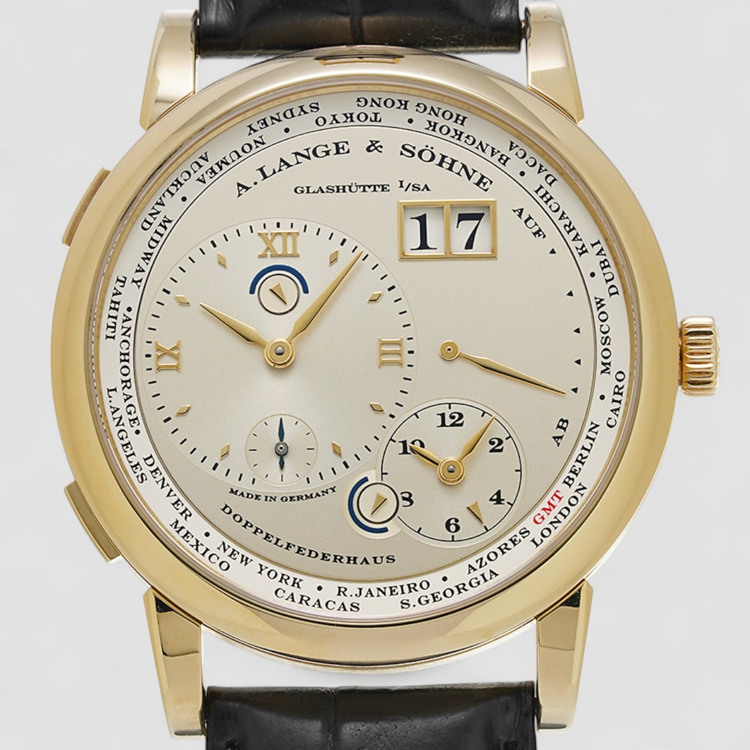 Lange 1 TimeZone 18K Yellow Gold