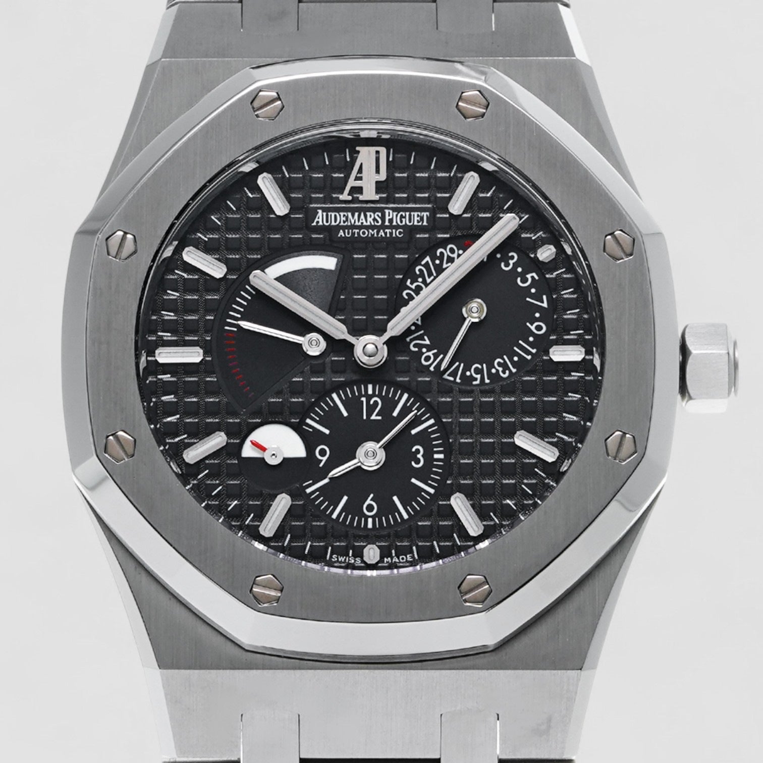 Royal Oak Dual Time SS Black Dial